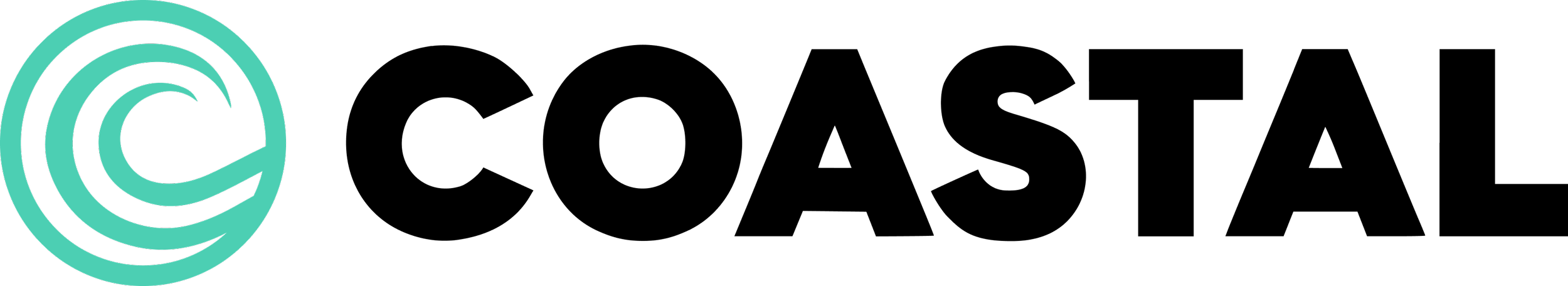 Close-up of the Coastal logo.