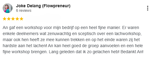 Testimonial van Joke Delang (Flowpreneur)