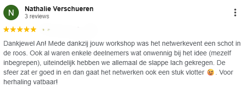 Testimonial Netwerkevent Meetjesland