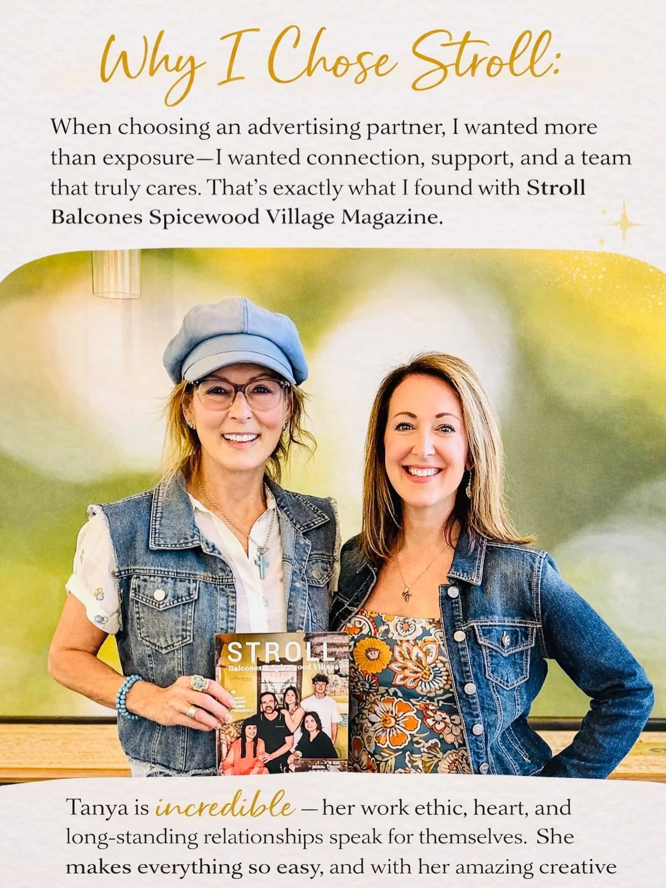 Why I chose Stroll !