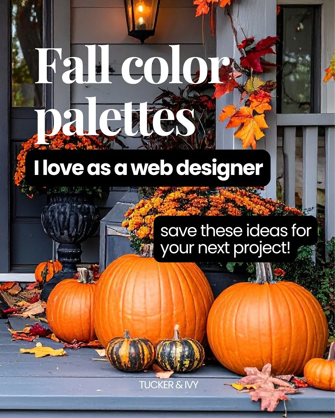Fall color palettes can bring so much warmth and depth to your brand design&mdash;and these three are some of my favorites that I created for small business websites. 🍂 

Your brand colors do more than make your website look pretty. They influence h