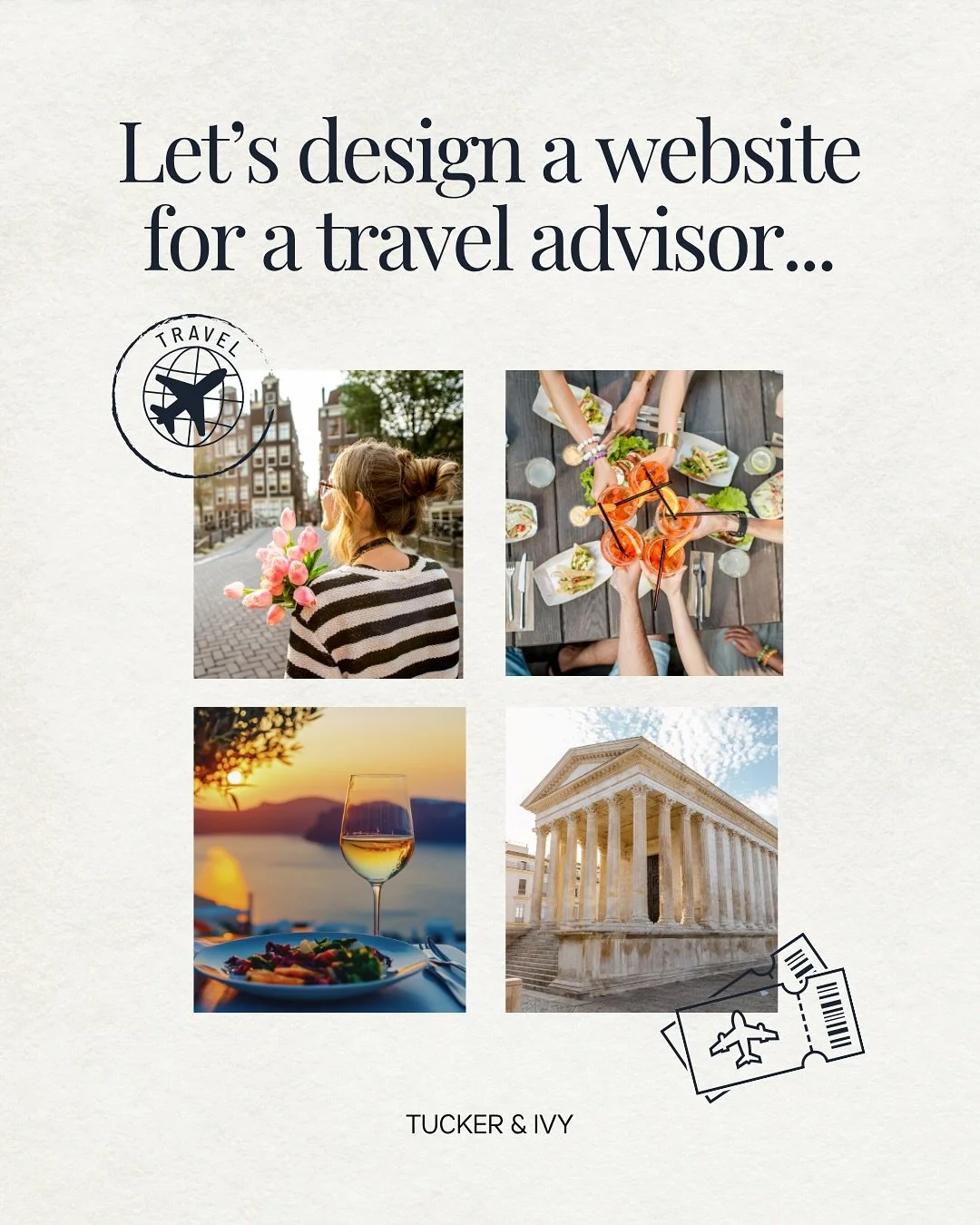 ✨ New Project: Compass Travel ✨

A modern, elevated Squarespace website concept designed for travel advisors. This design blends sophistication with wanderlust &mdash; perfectly tailored for luxury travel brands.

If you&rsquo;re a travel planner, ad