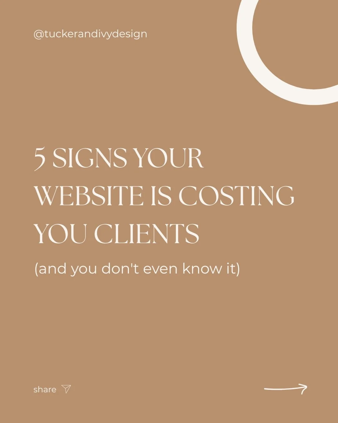 Is your website actually helping you book clients, or is it just... sitting there?

If you&rsquo;re dealing with any of these issues, it&rsquo;s probably doing more harm than good&mdash;and the frustrating part is you might not even notice because yo