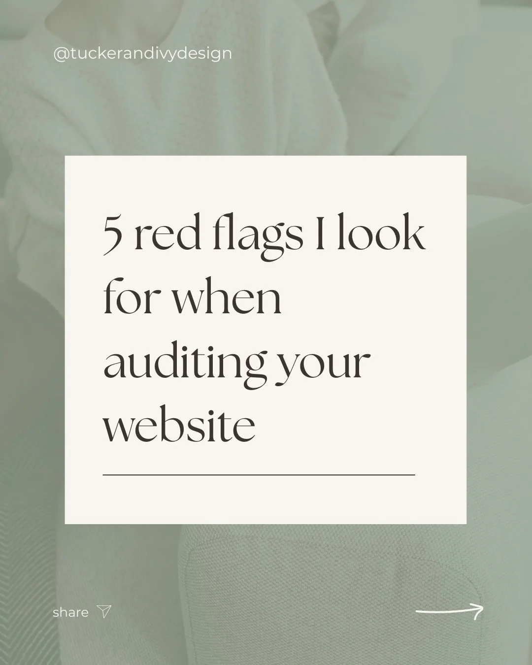 I love auditing websites. I&rsquo;m a problem solver at heart, so being able to spot what&rsquo;s not working&mdash;and immediately see how to fix it&mdash;is my favorite kind of puzzle. 🧠✨

A lot of websites don&rsquo;t always need a full redesign&