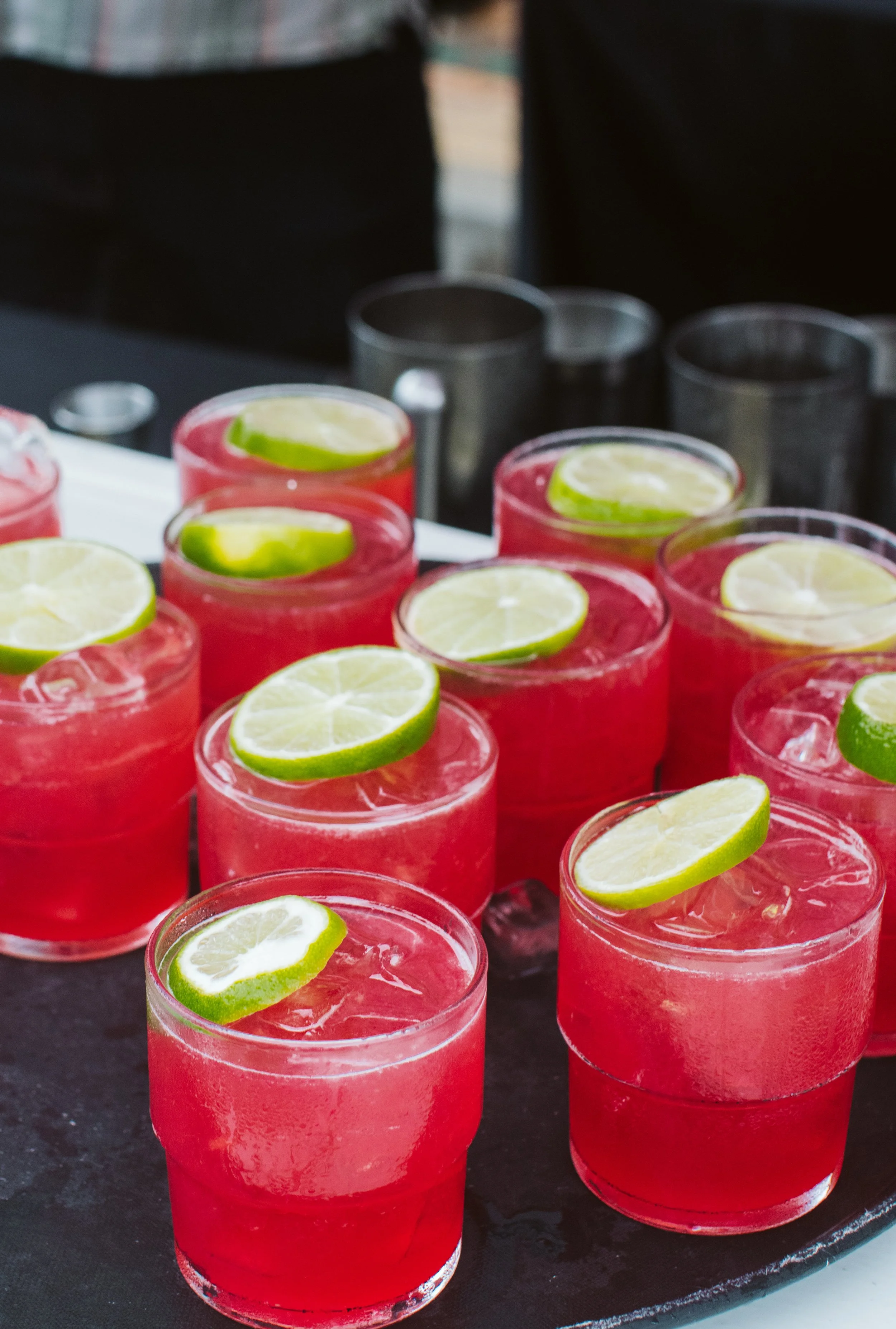 Food and drink presentation at Savor the Boulevard event in Alpharetta, Georgia