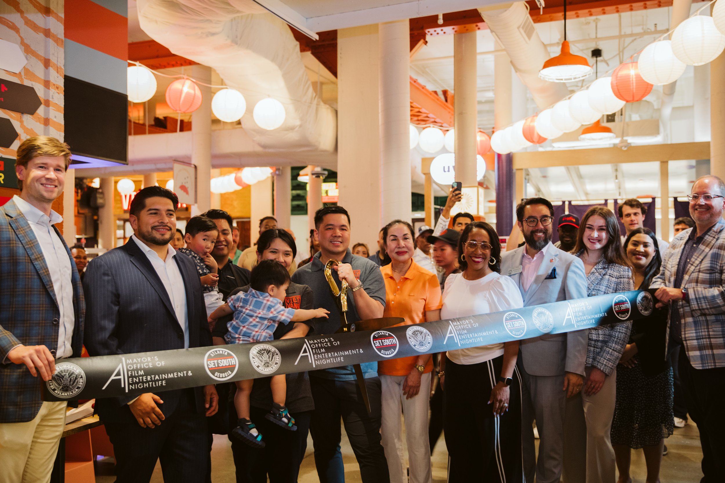 Group Photo at Market East Opening Celebration
