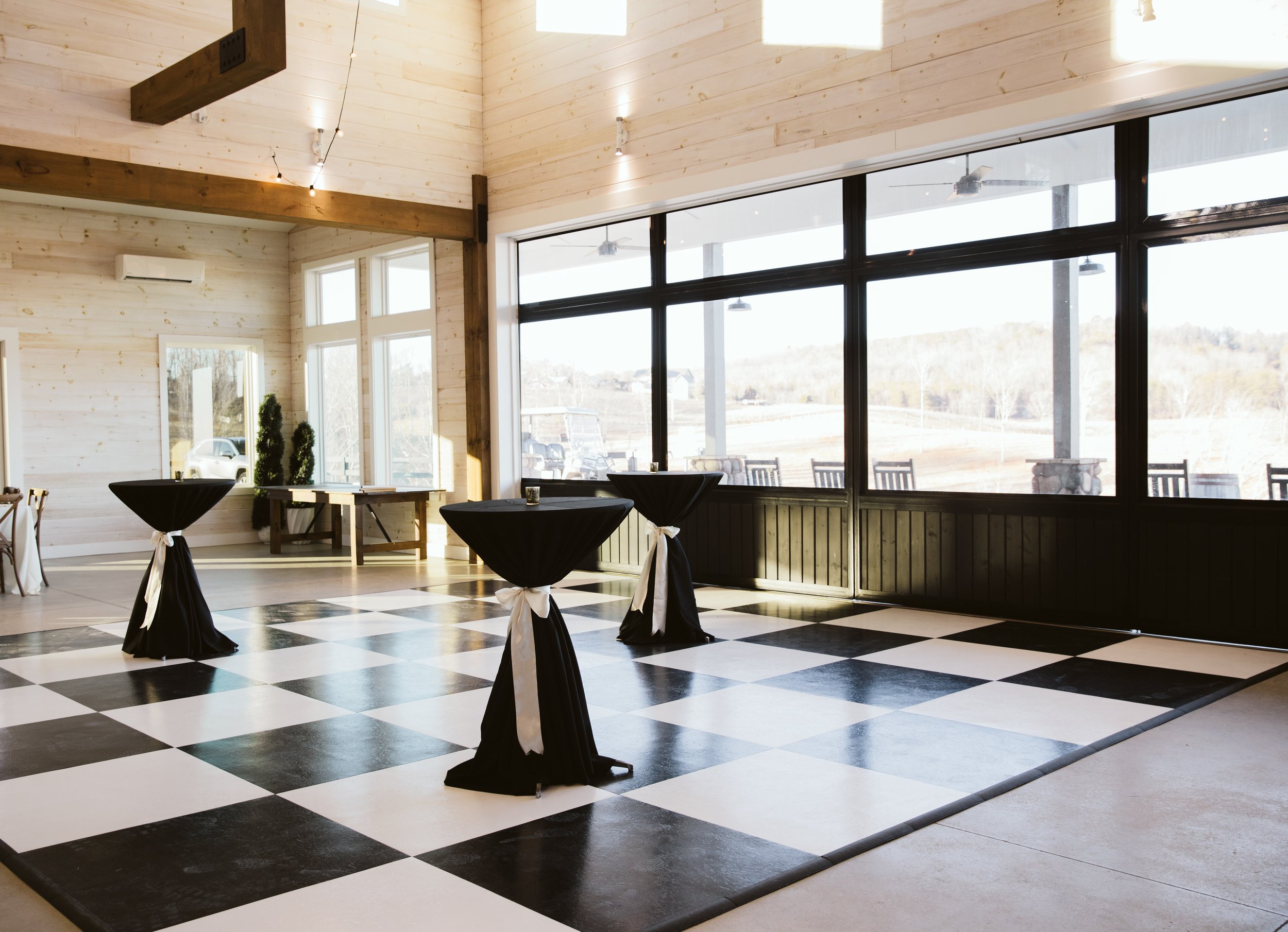 Reception Space at The Overlook at KC Bison Ranch