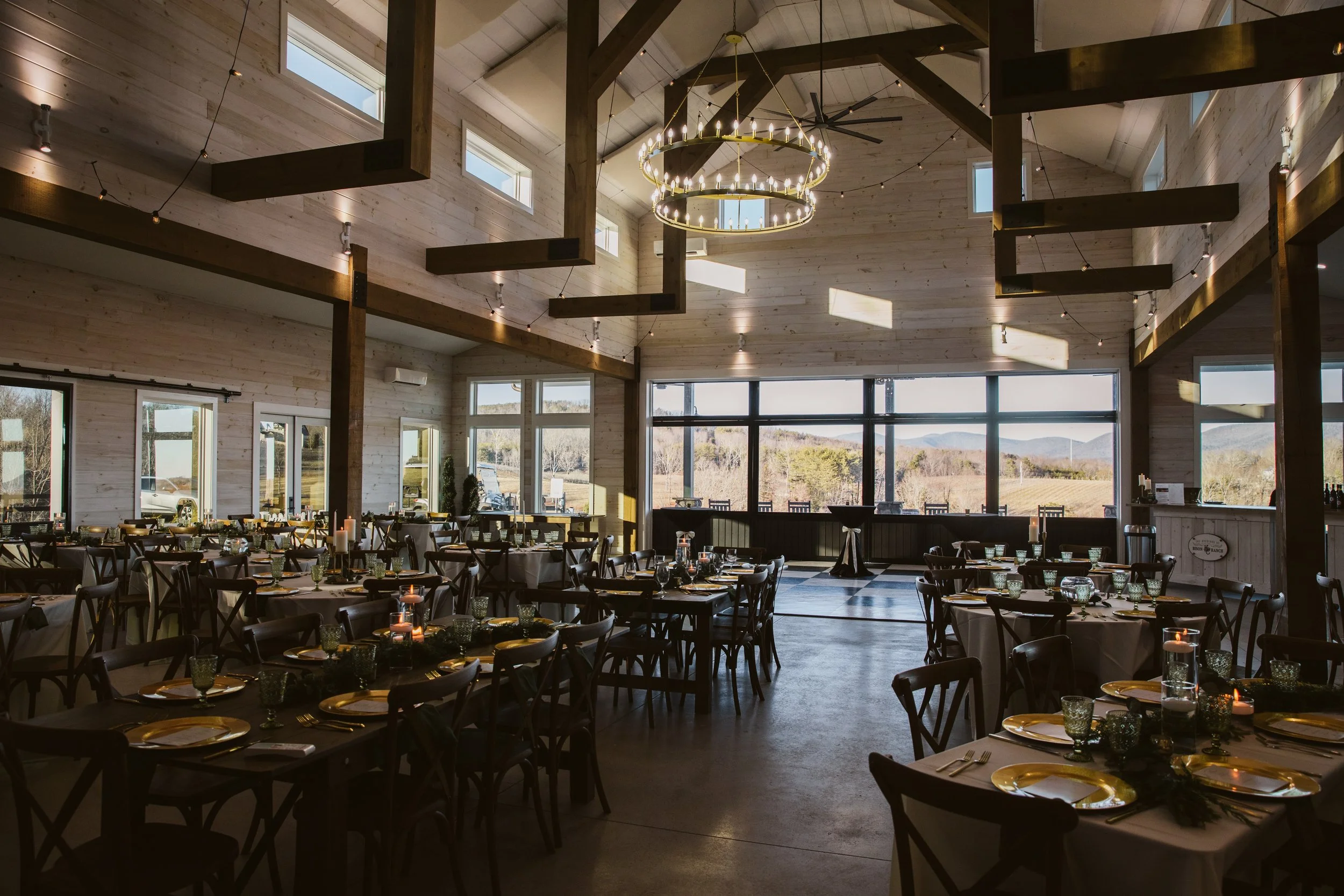 Formal Dining Setup at North Georgia Ranch Venue