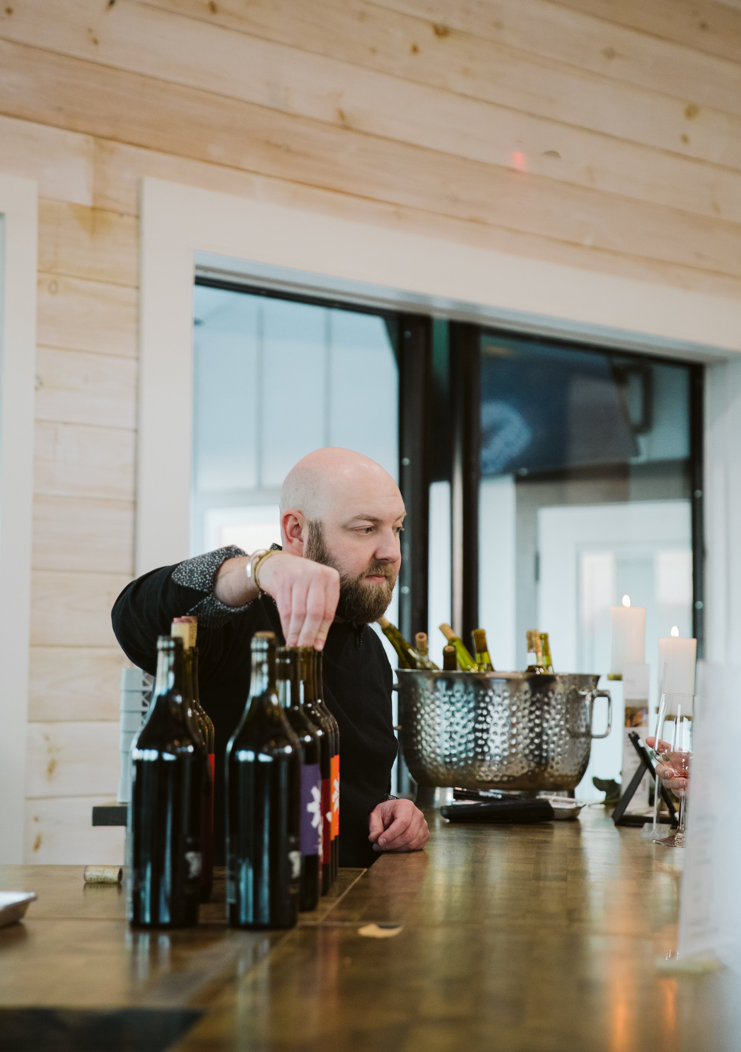 Wine Service at The Overlook Event