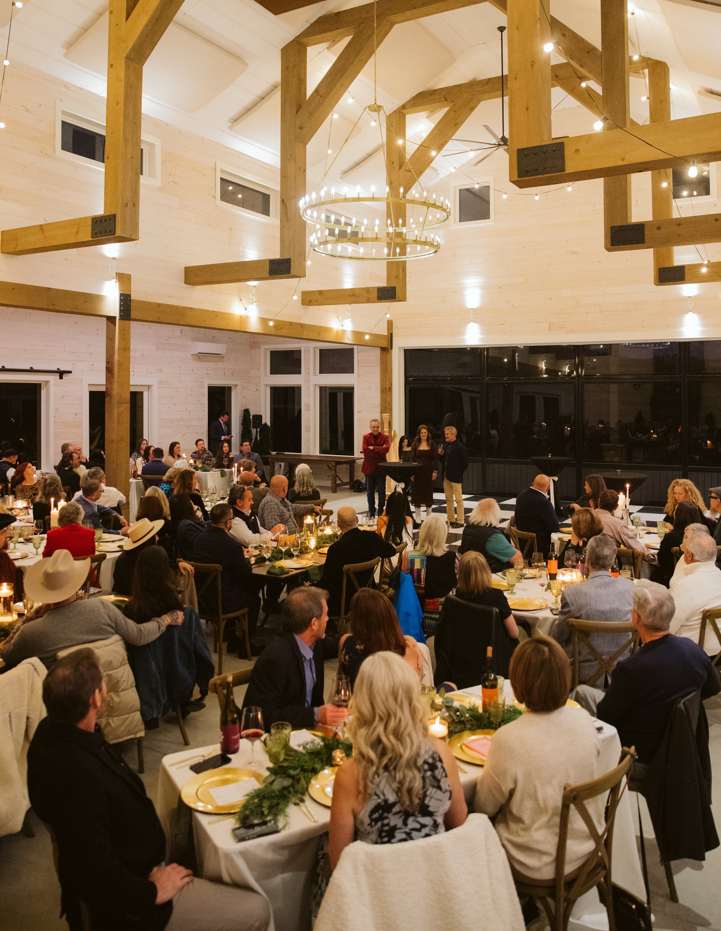 Candlelit Dinner Reception at North Georgia Ranch Venue
