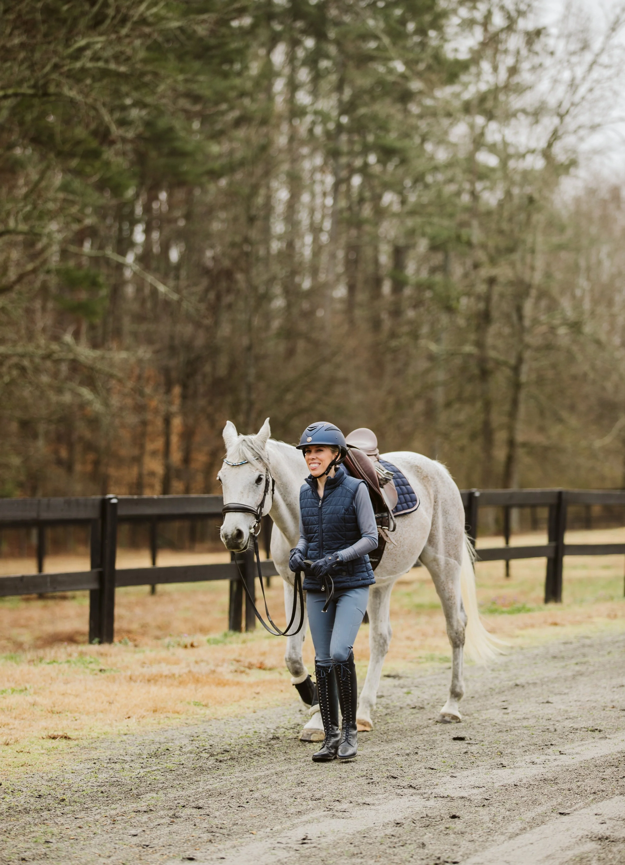 Riders Warming Up on Arabian Horses