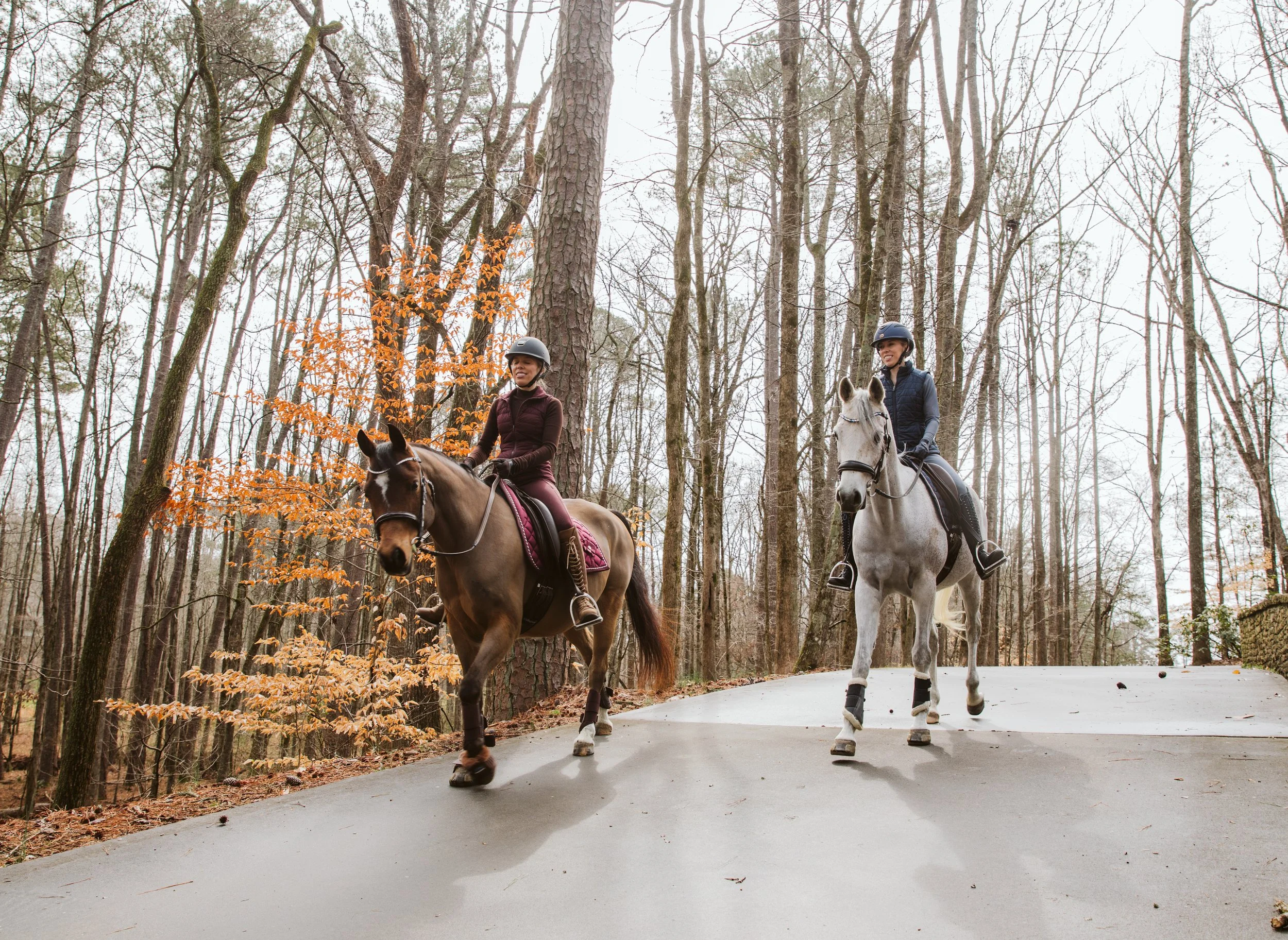 Outdoor Riding Session in a Georgia Arena