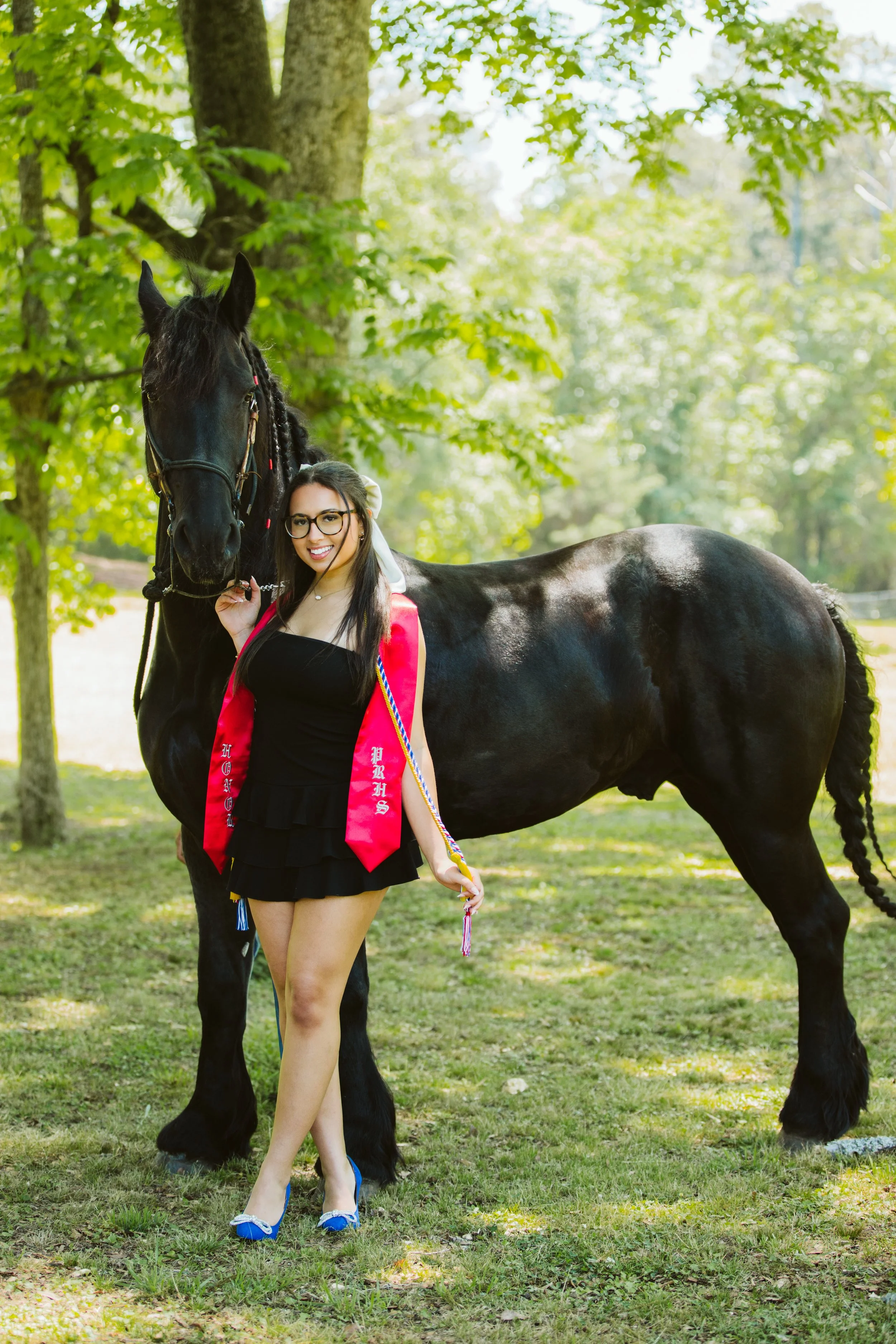 Georgia senior horse girl graduation photos