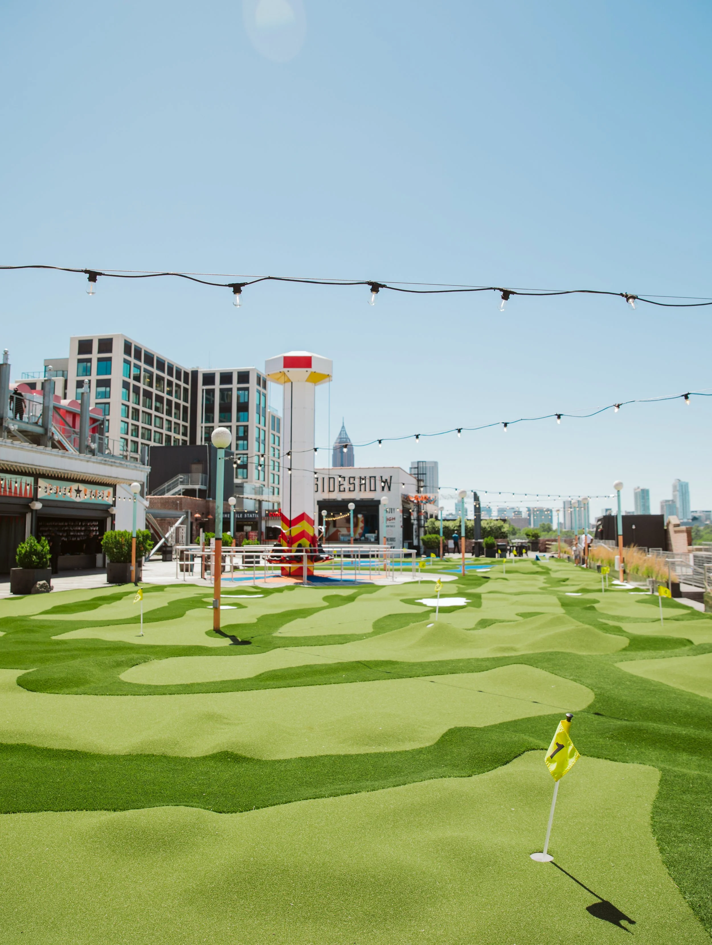 Mini Golf Course at Ponce City Market Rooftop