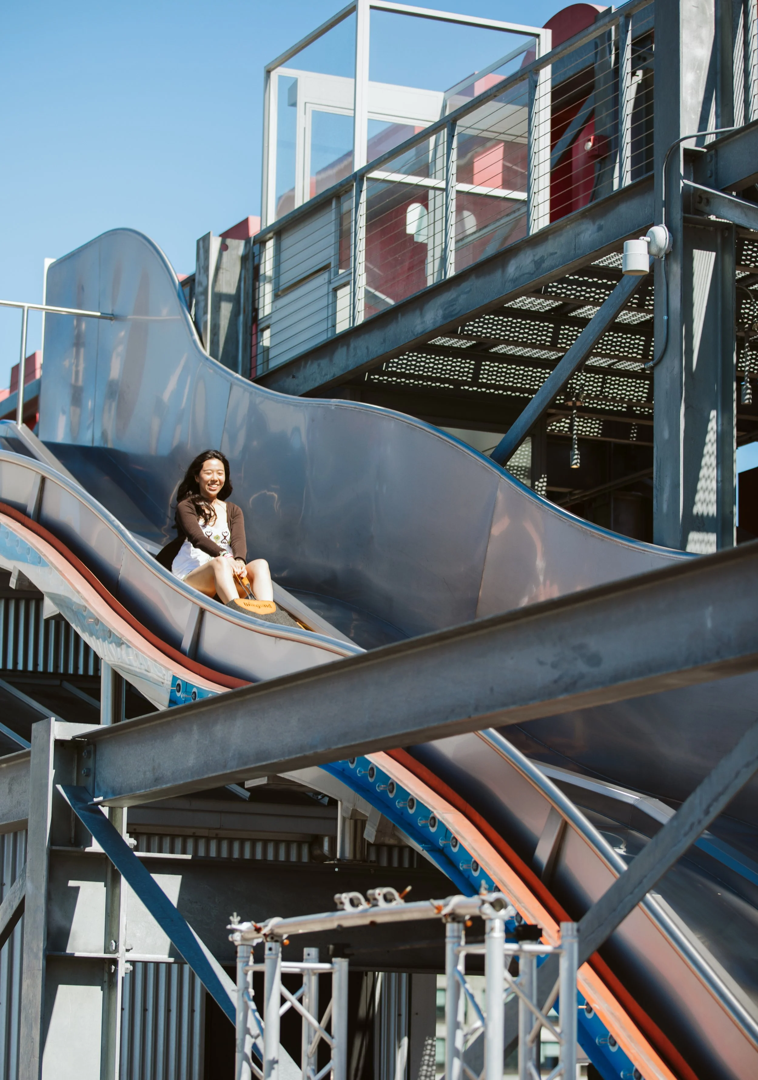 Rooftop Slide Attraction at Ponce City Market