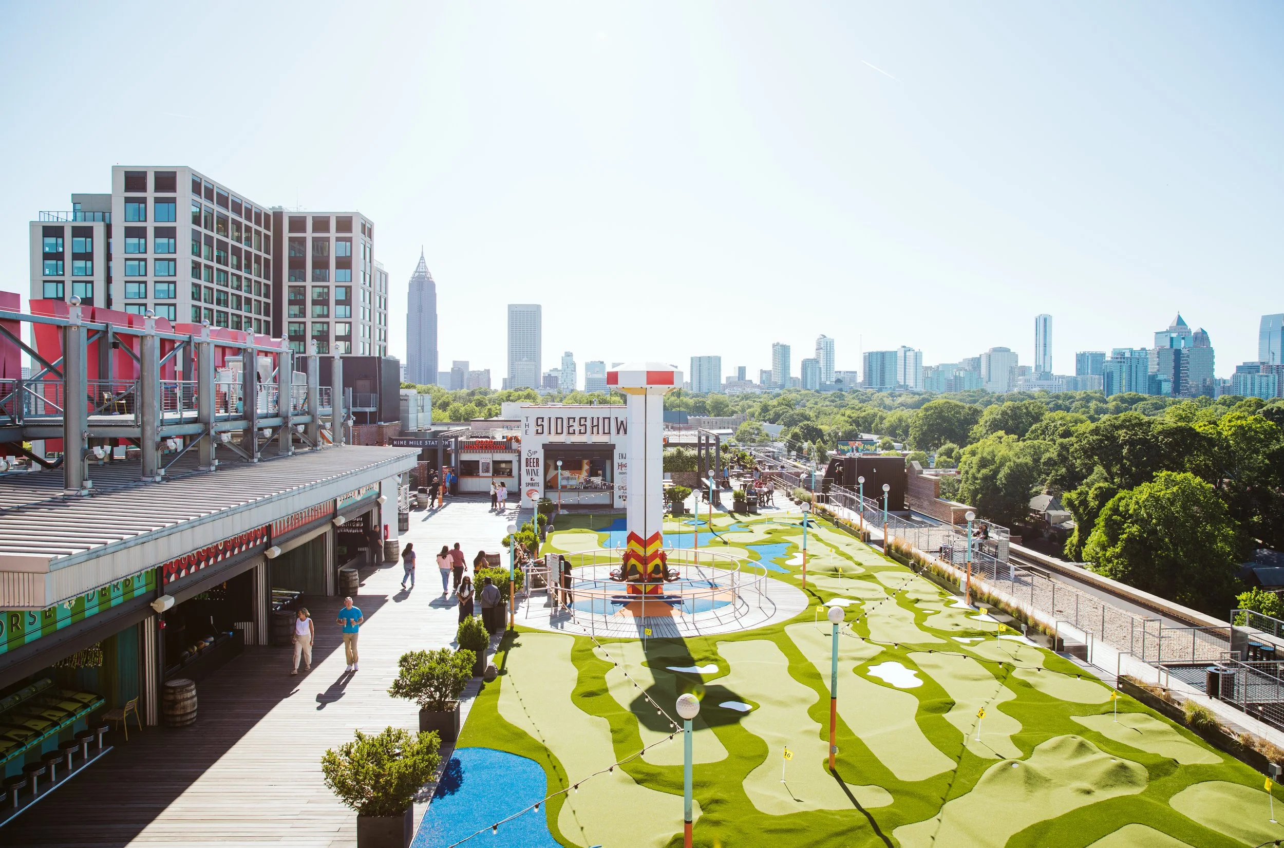 Highlighting the Details of Ponce City Market's Rooftop Experience