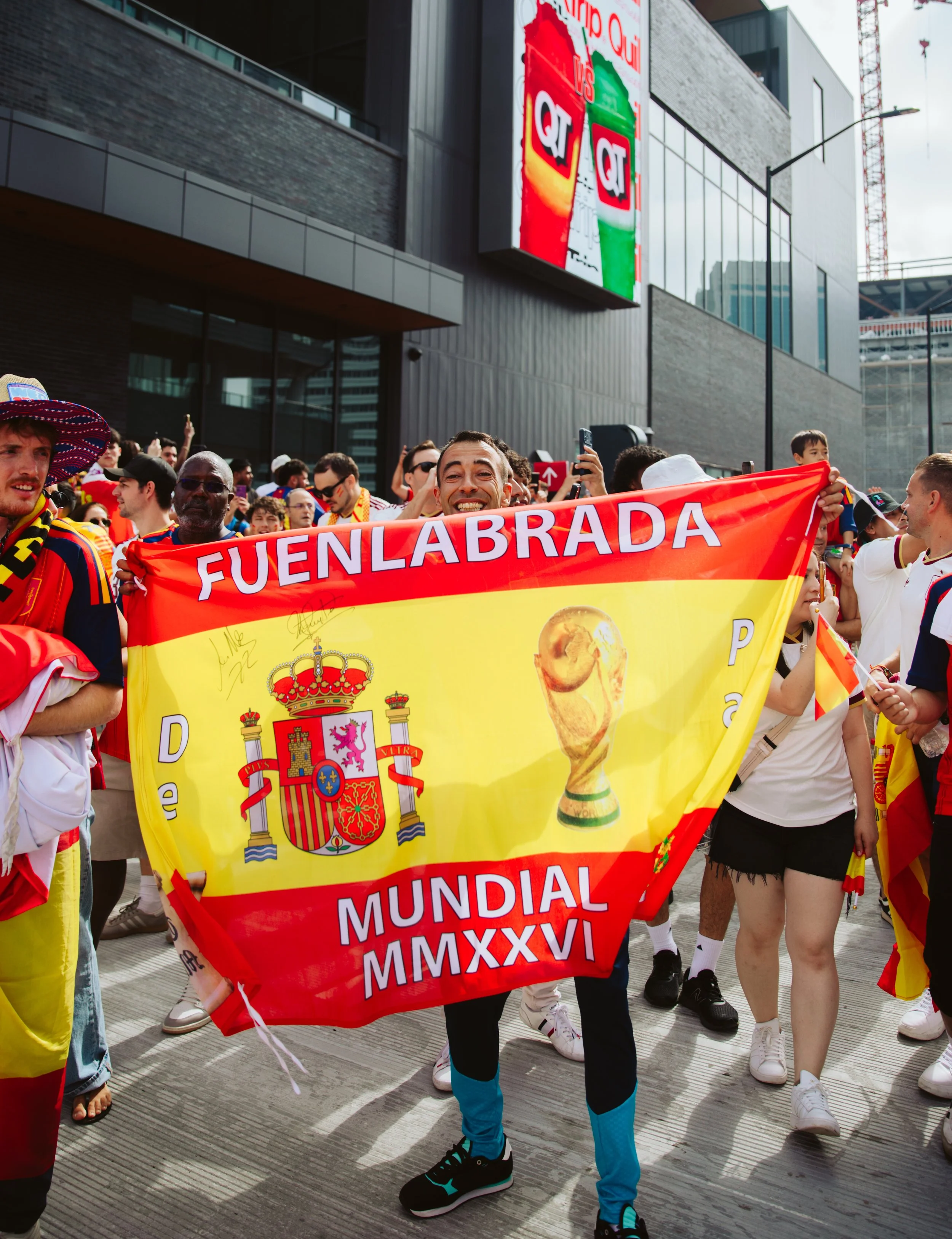Spain Supporters Club Banner in Atlanta