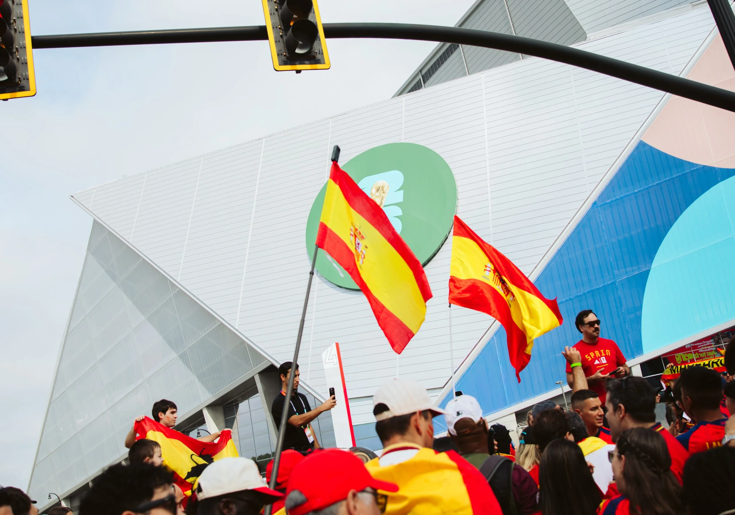 FIFA Fan Festival Entrance with World Cup Fans