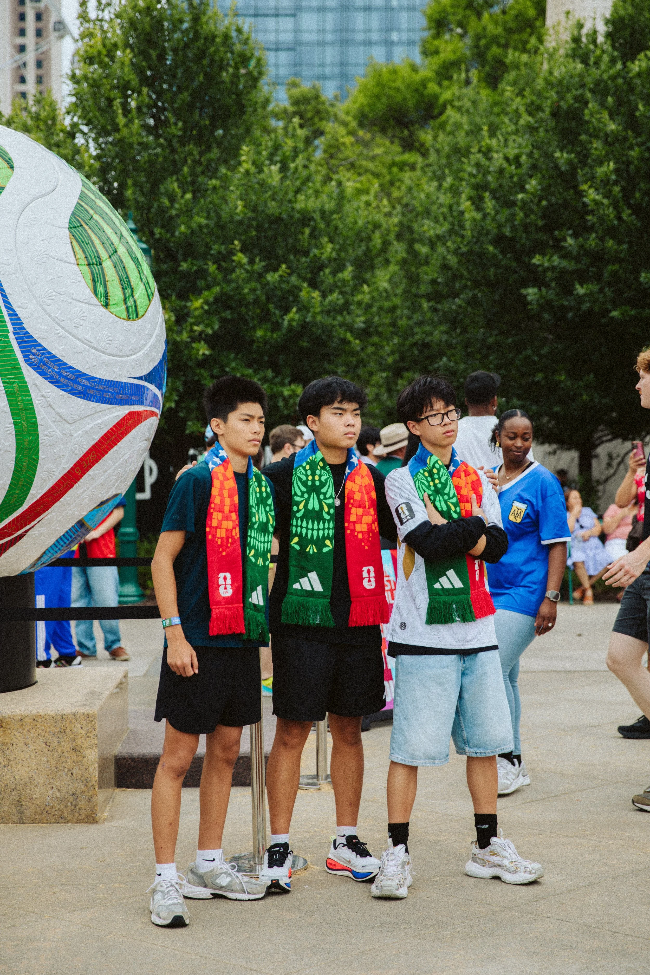 Fans Watching FIFA Fan Festival Activities