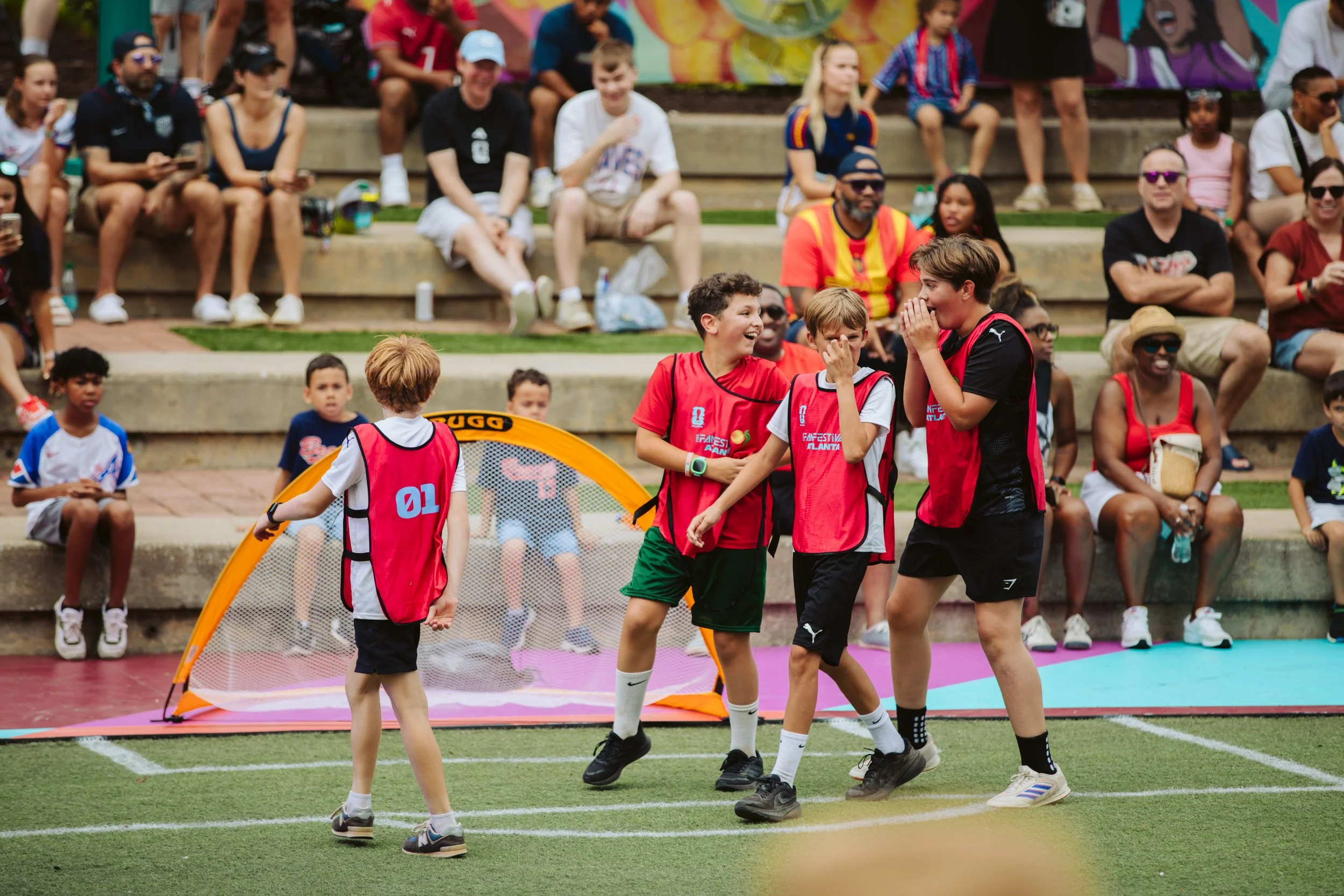 Youth Soccer Match at World Cup Fan Festival