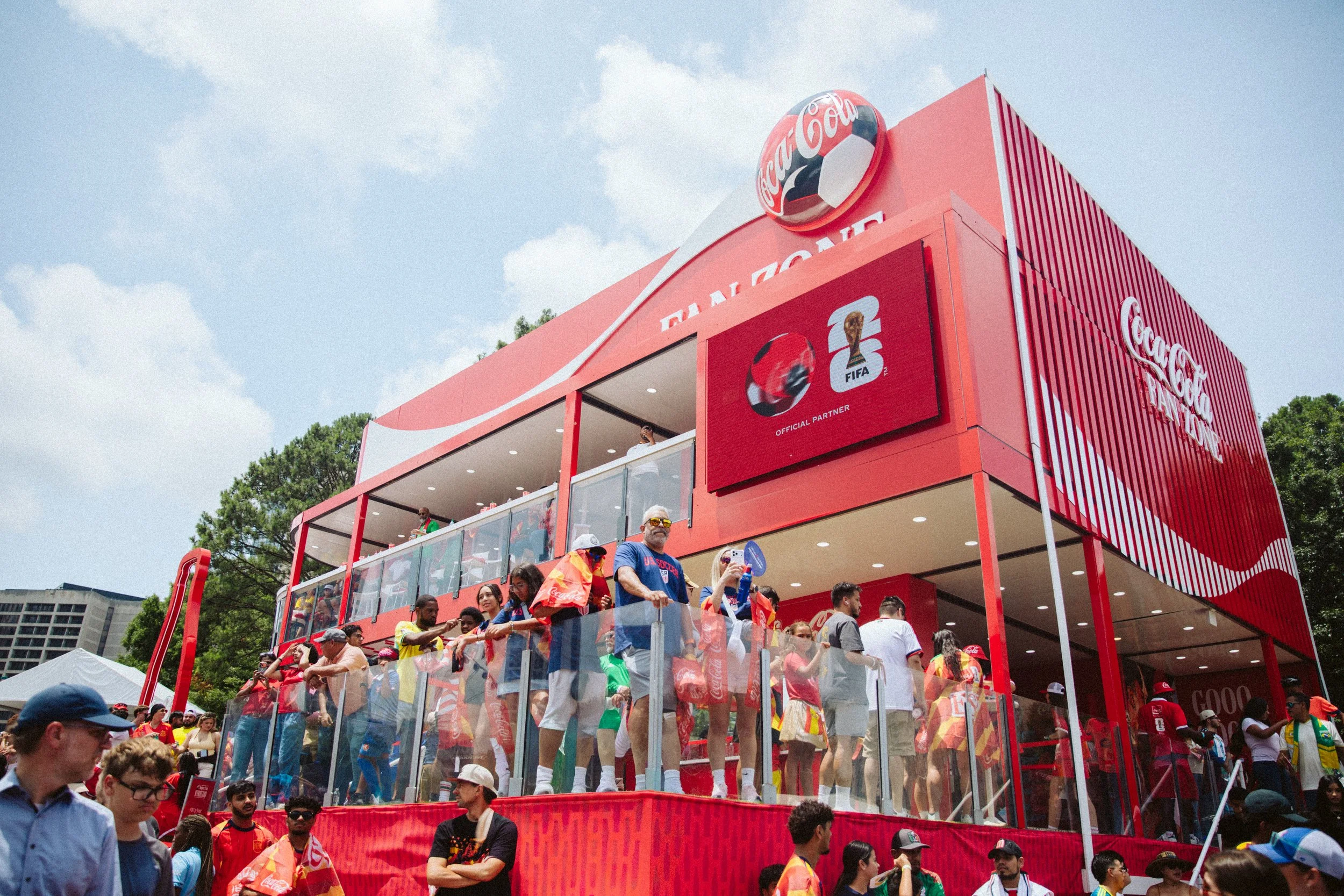 FIFA Fan Festival Viewing Deck Crowd