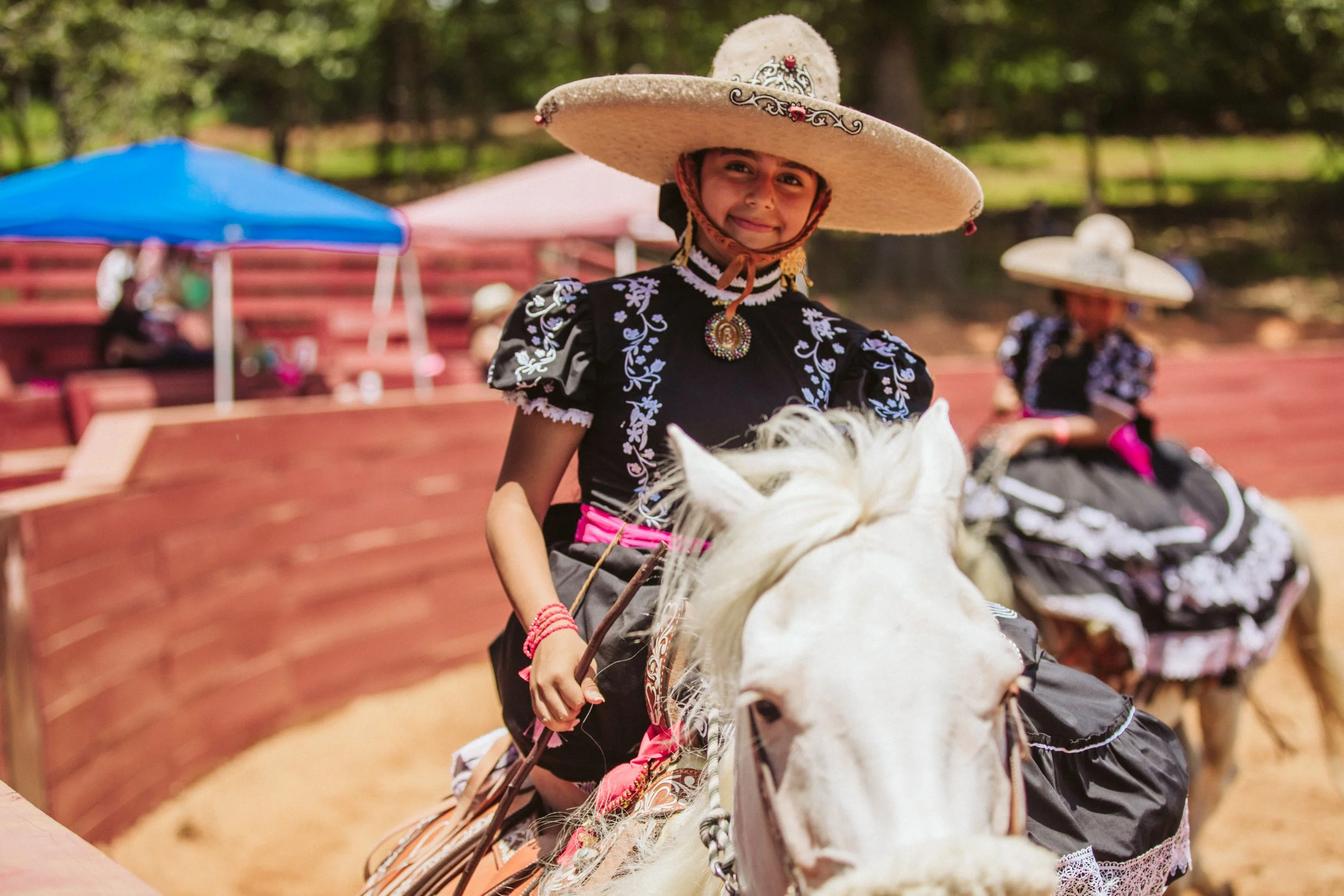 Portrait of escaramuza rider