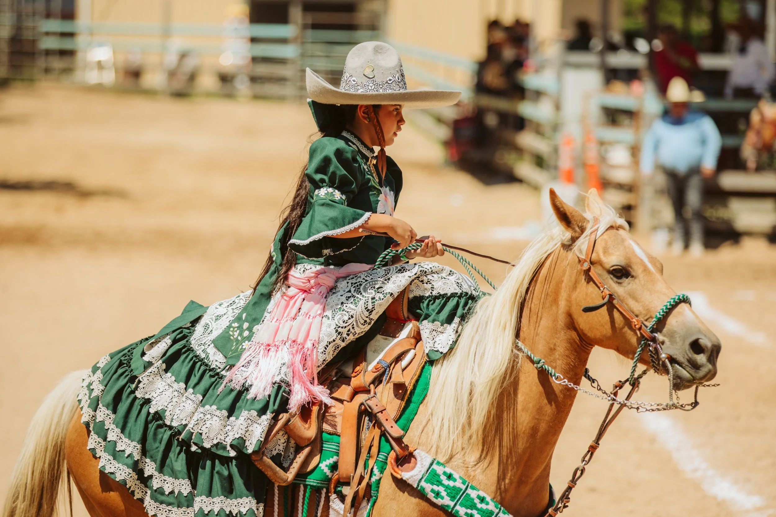 Charra Riding Through the Dust
