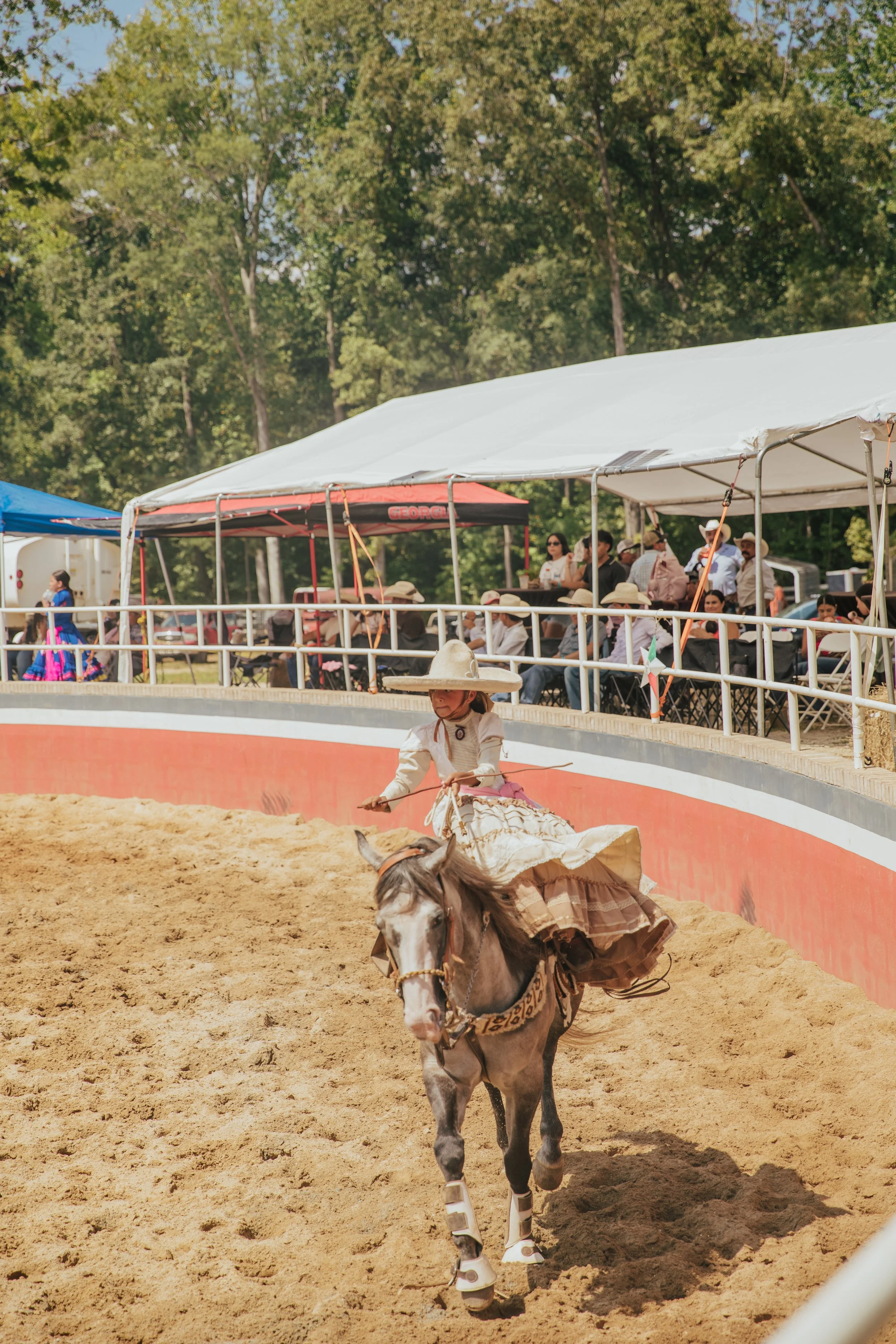 Escaramuza Charra Rider in Motion