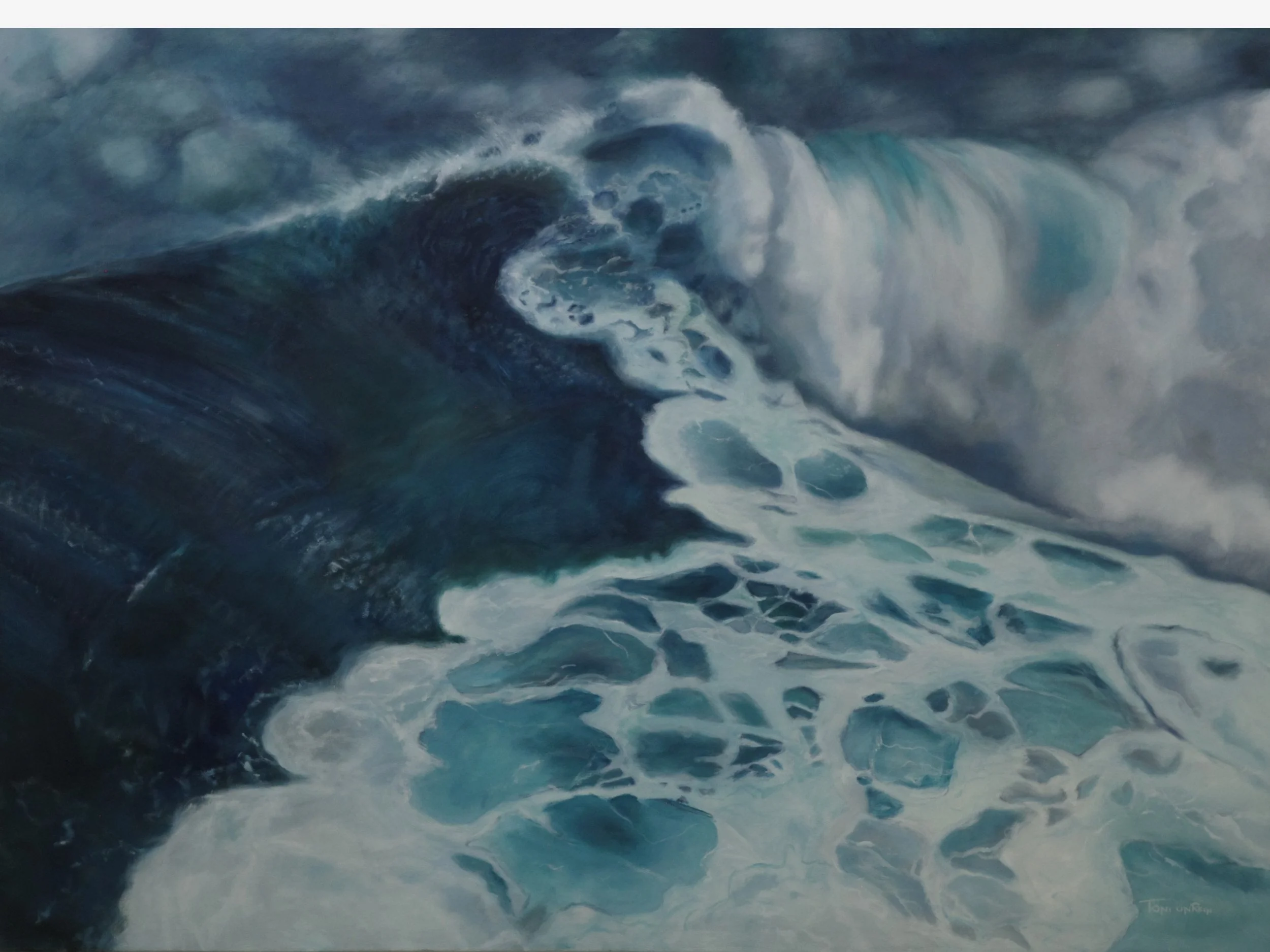 Power & Lace, Oil on Canvas, 84x60 in / 213x152 cm, View at Sol Gallery, Tamarindo, Costa Rica