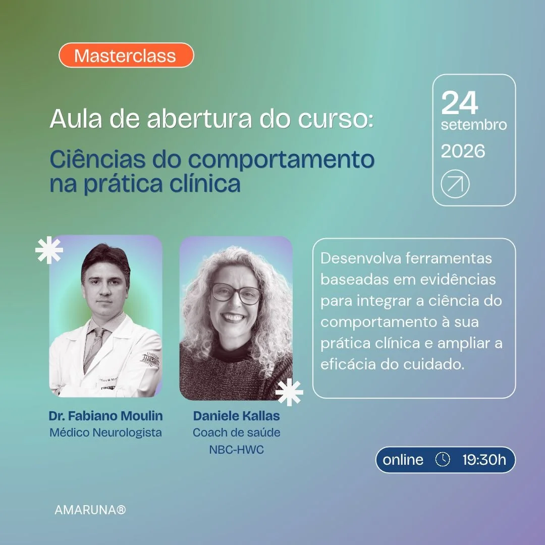 Masterclass de Abertura – Aula 1 do Curso Ciências do Comportamento na Prática Clínica