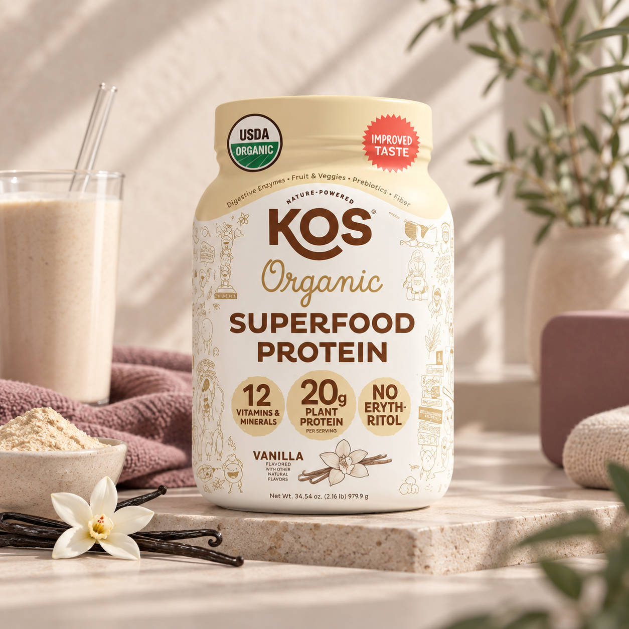 KOS Organic Plant-Based Supplements