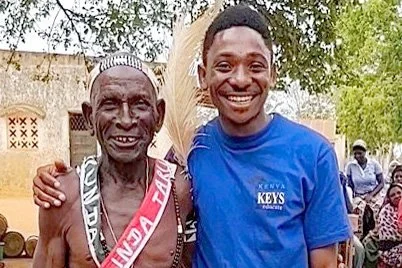 Father and Son – James Julo Ndoro