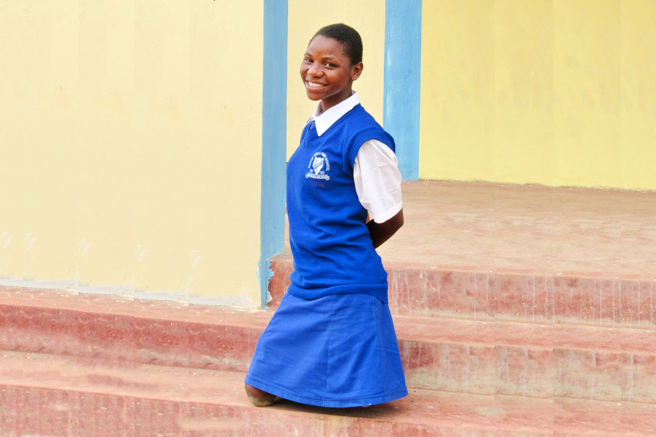 Standing Tall on Her Knees