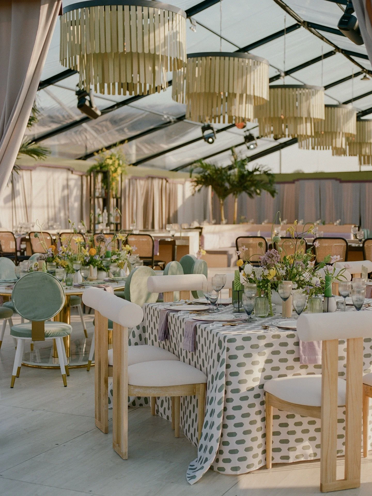 A summer dream for Ali and Jordan at @thebridge.hamptons Take a closer look at the details.. 🌿💜

Event Planning: @imaginepartyandevents
Design, Production &amp; Florals: @cerkacreative
Venue: @thebridge.hamptons
Tent @greenwichtentco
Event Photogra