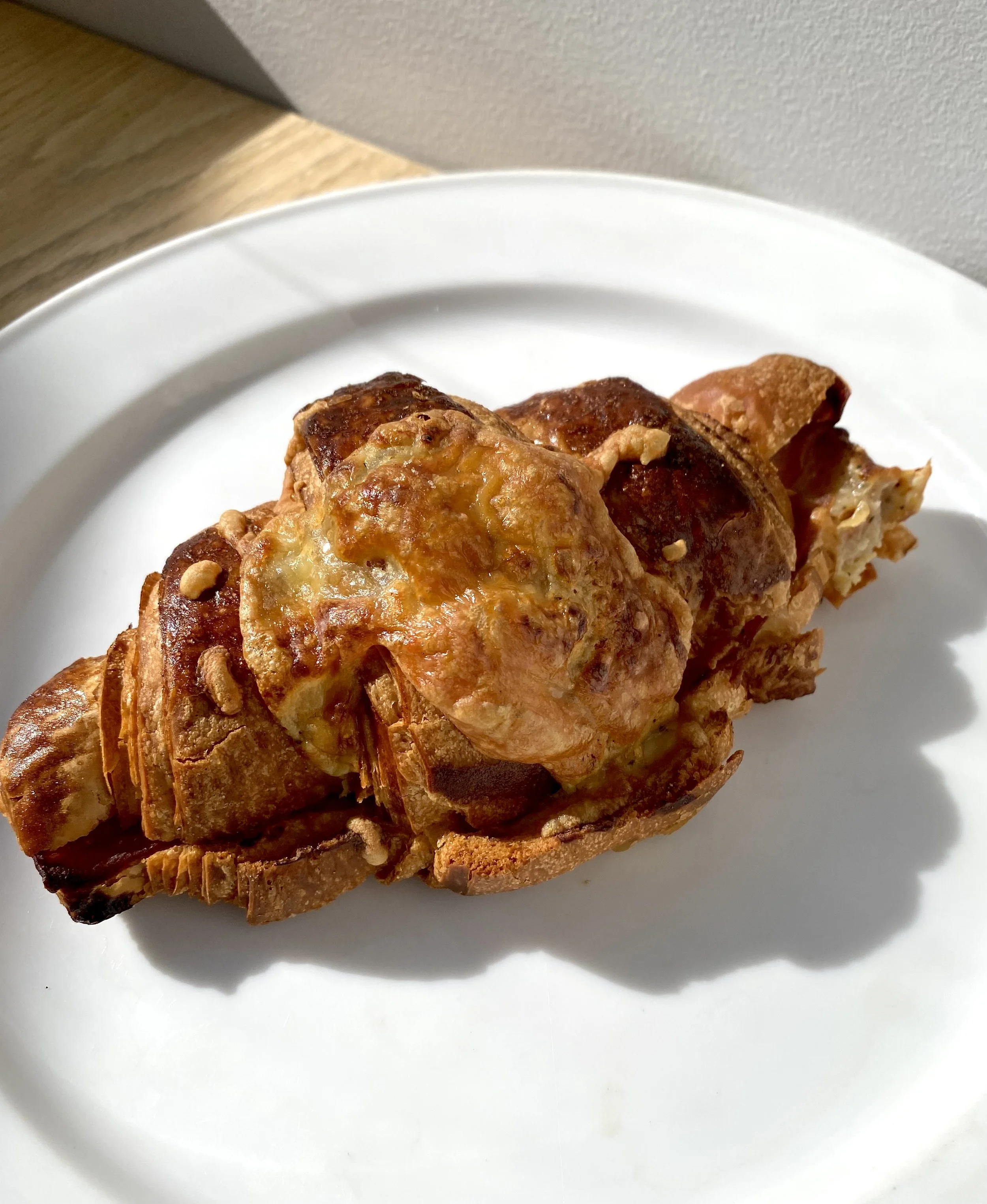 Bechamel, Ham & Cheese Croissant