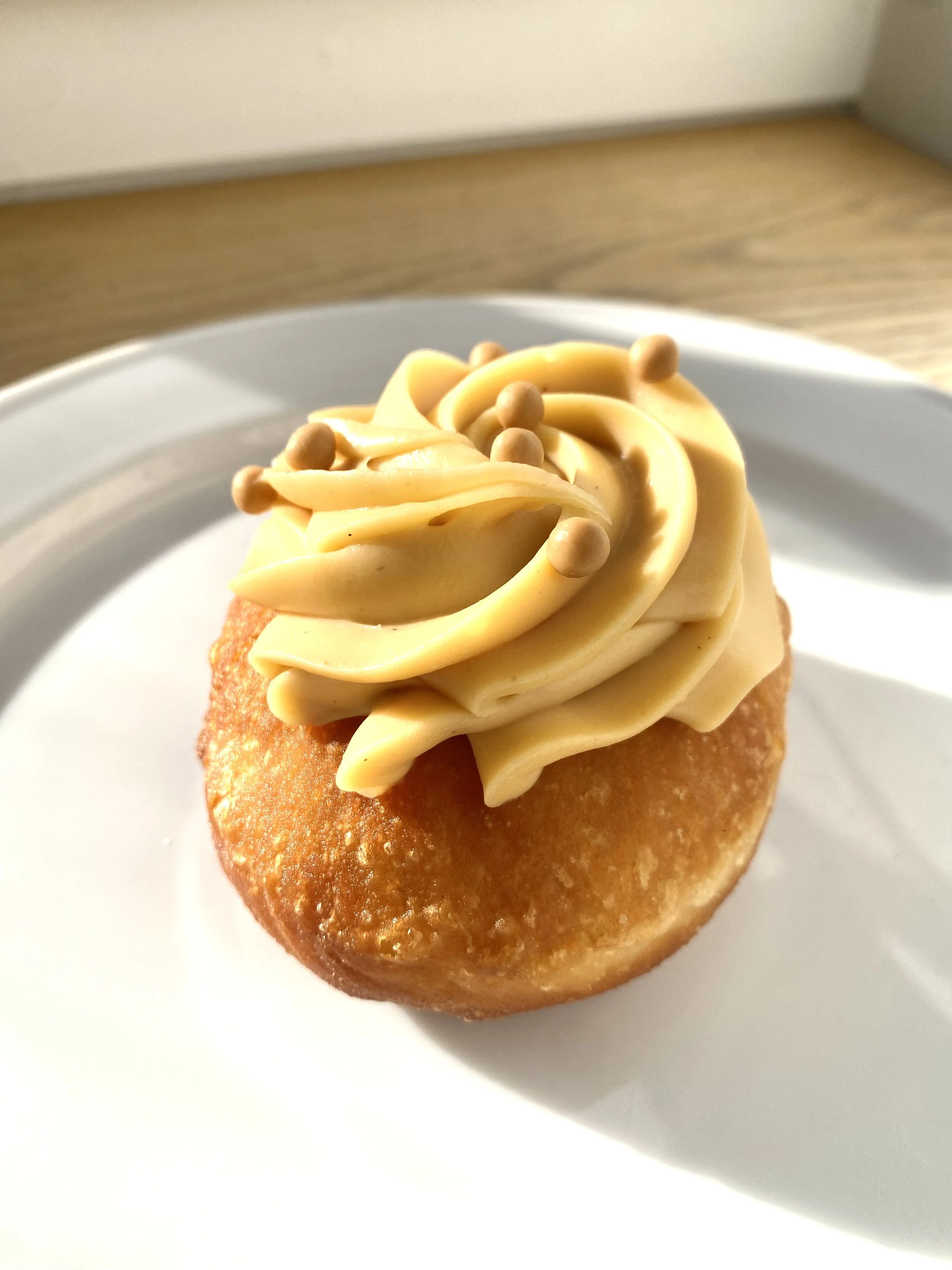 Dulce de Leche & Shortbread Filled Doughnut