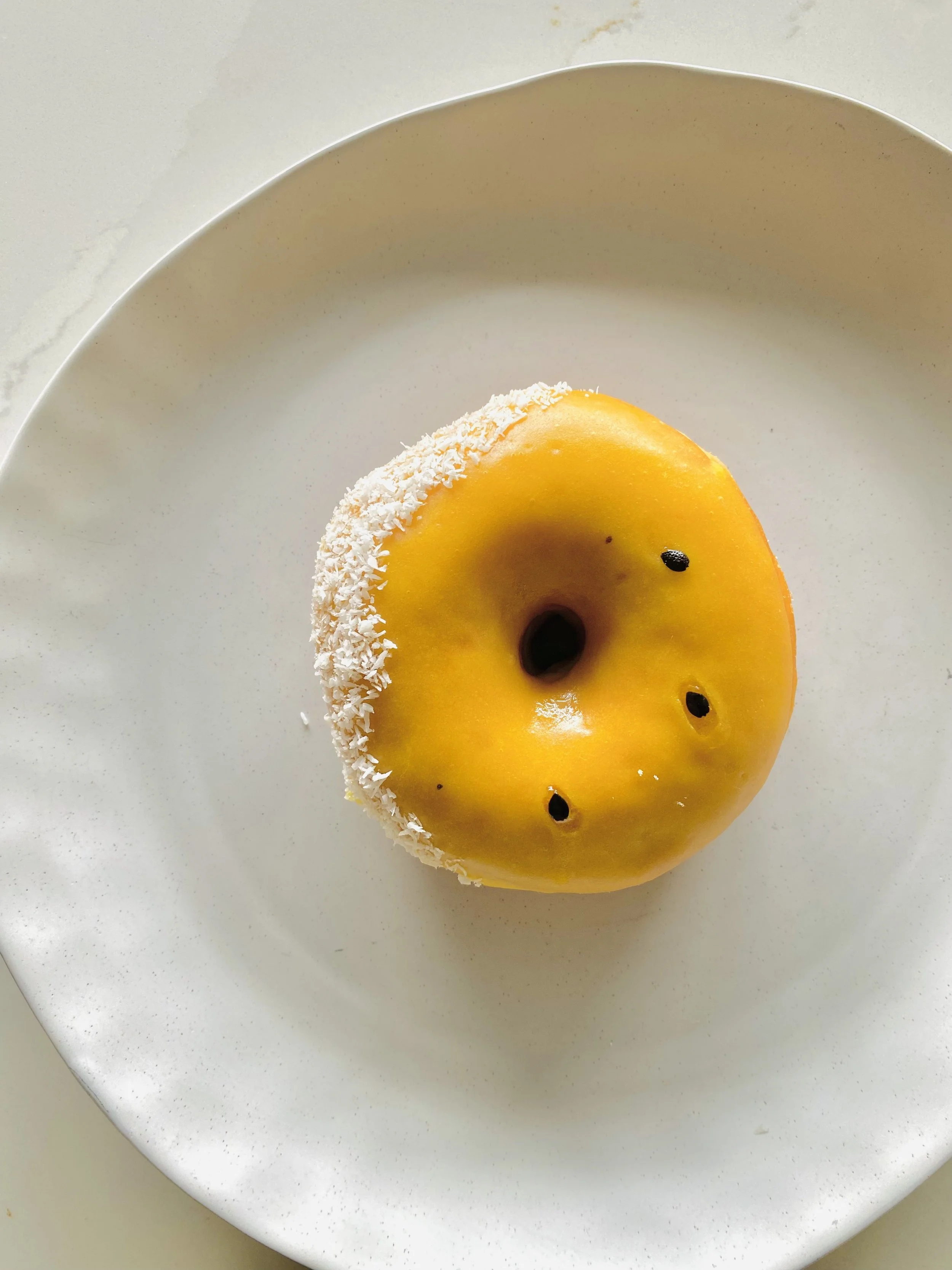 Passionfruit Glazed Doughnut