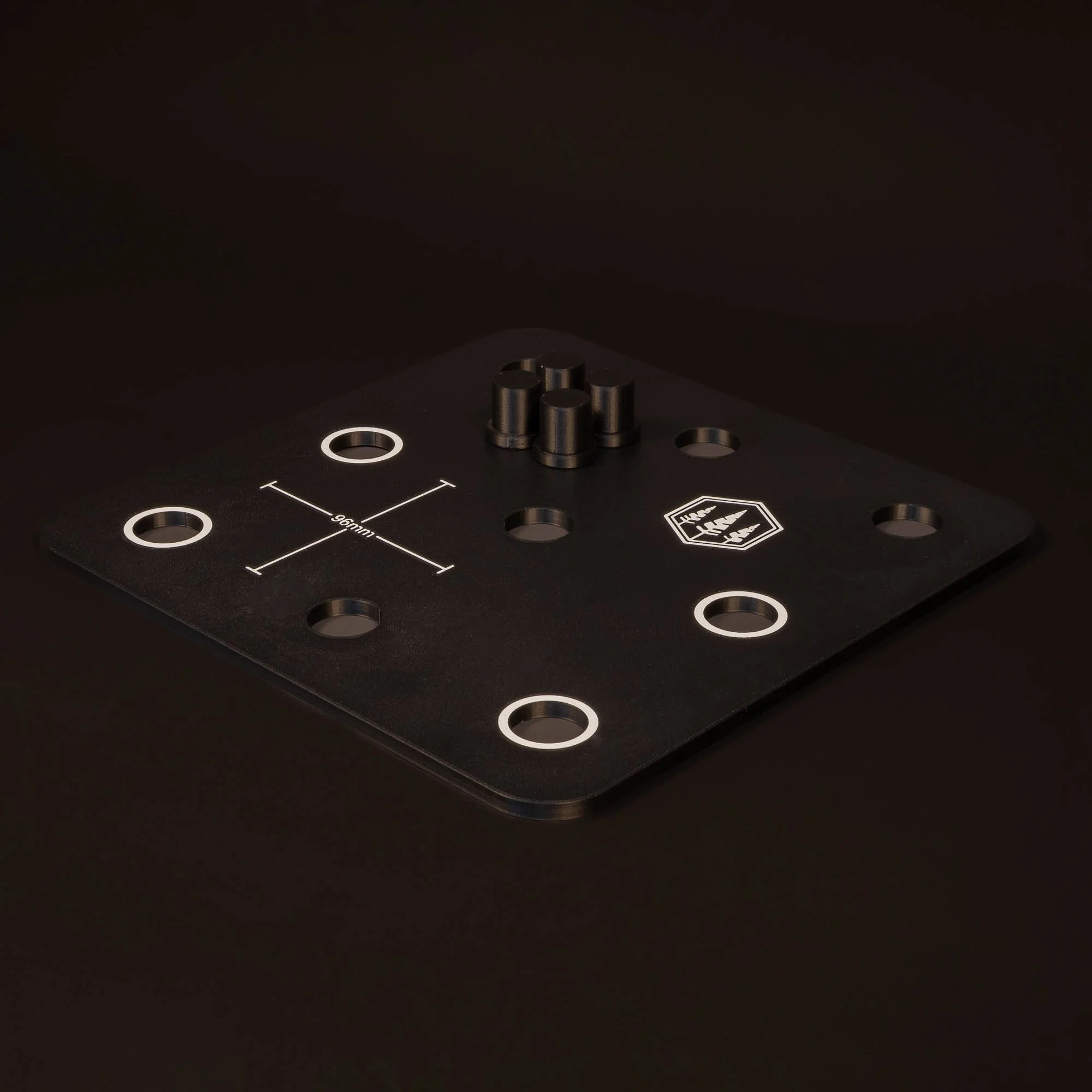 Dog Hole Routing Template - Standard 96mm Spacing
