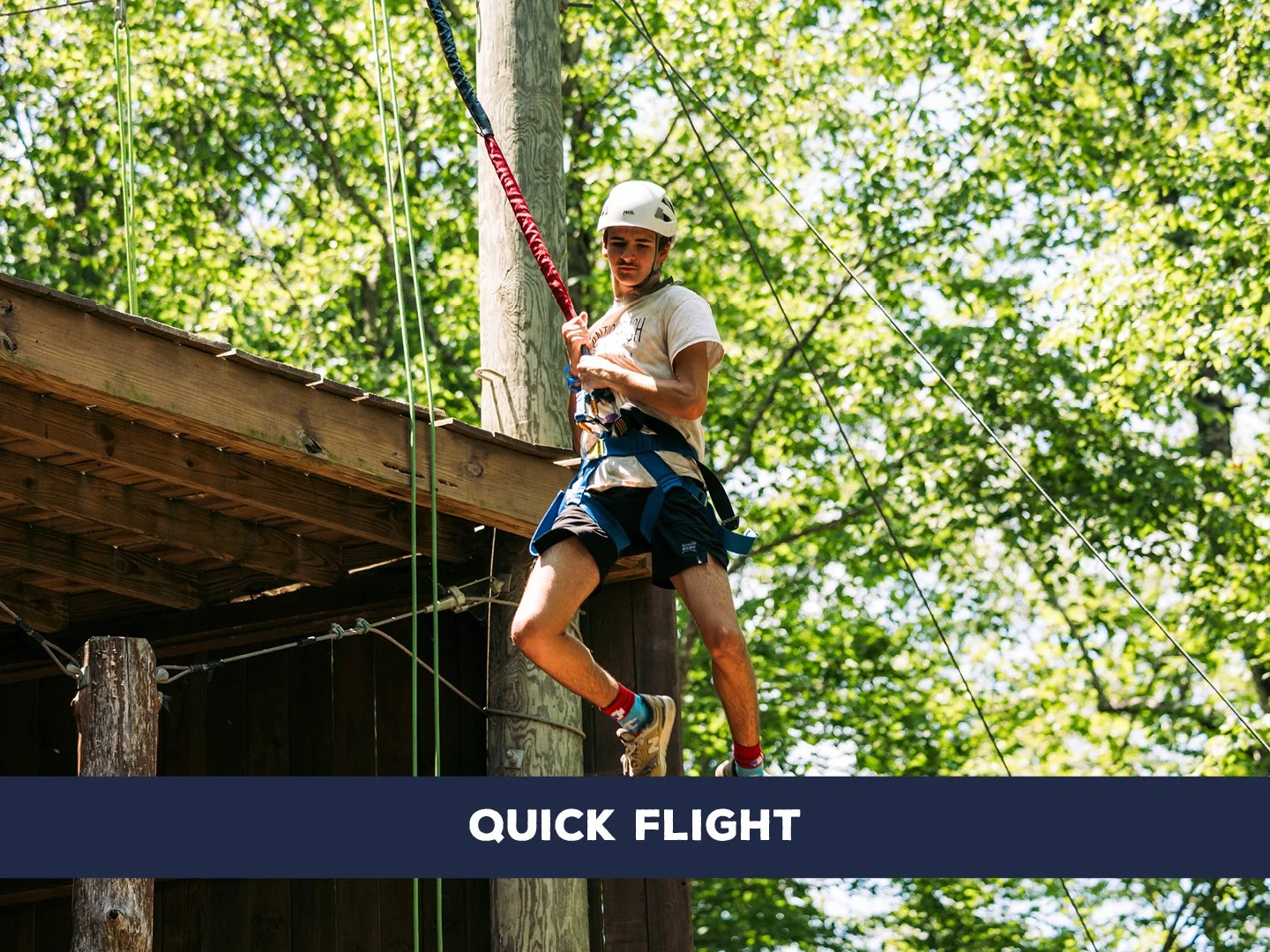 Take a harnessed free-fall jump from a 40-foot tower for a heart-pounding thrill.