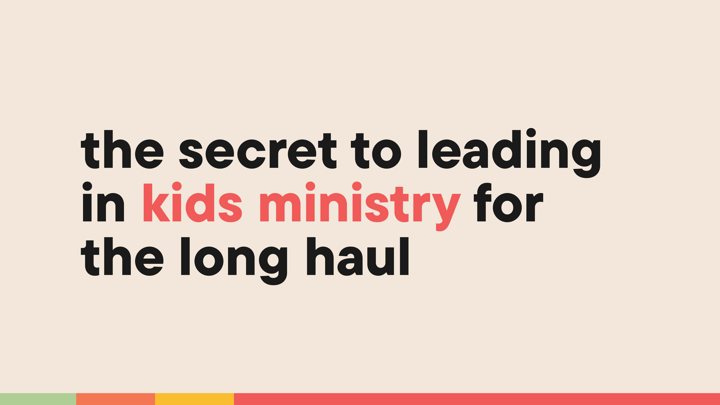 Jim Wideman: How to Have a Healthy Ministry Mindset