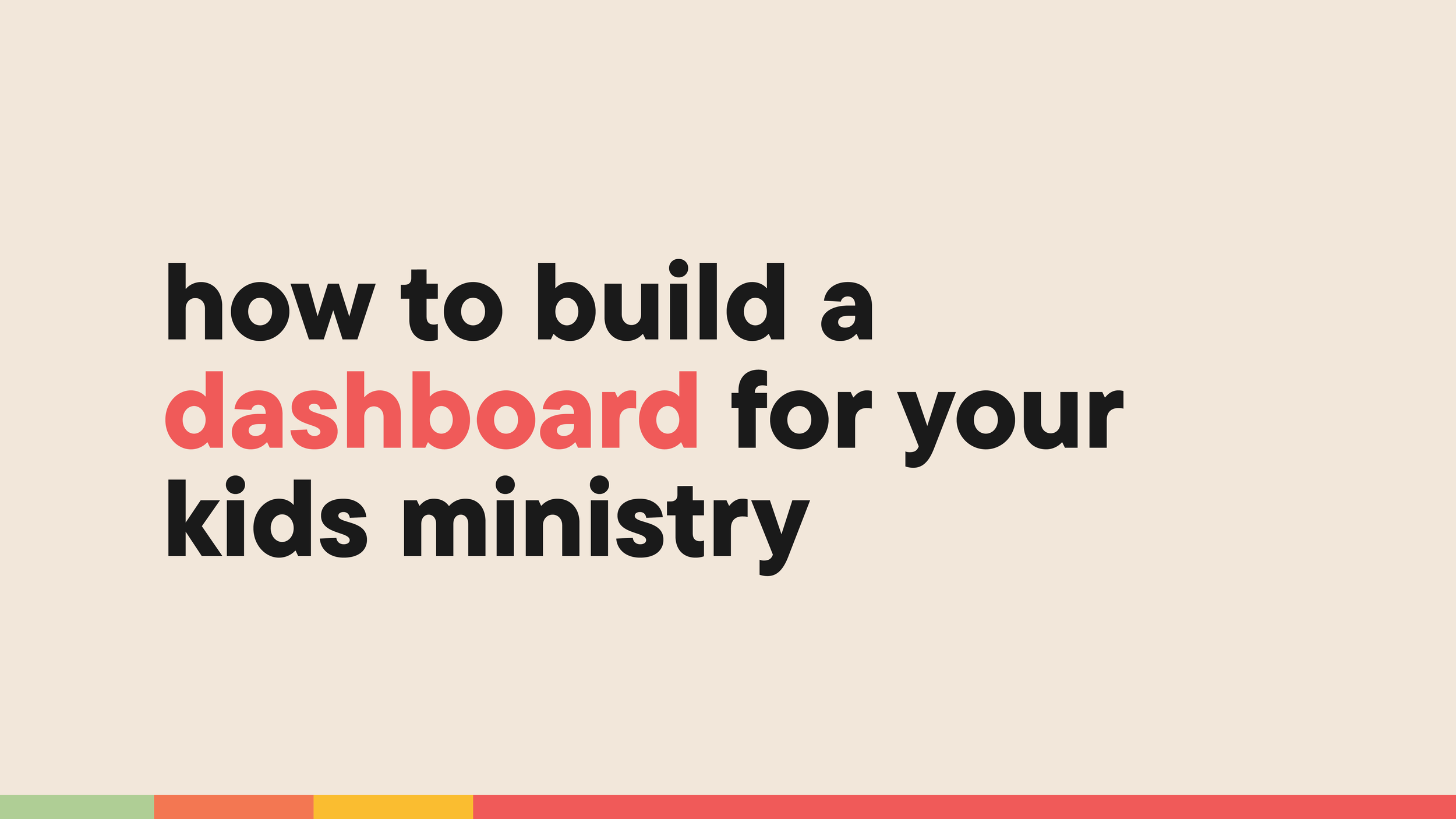 David Reneau: What to Measure in Kids Ministry