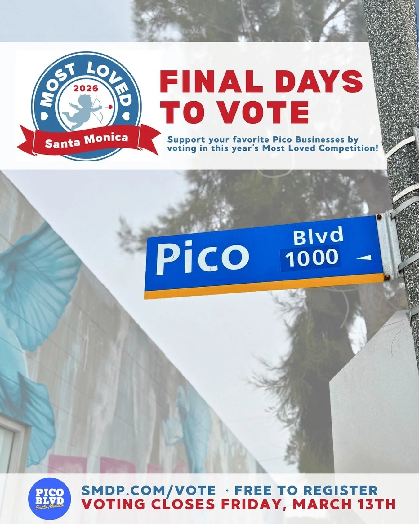 Time is running out to support your favorite businesses in the Santa Monica Daily Press Most Loved Competition!
⠀⠀⠀⠀⠀⠀⠀⠀⠀
Head to smdp.com/vote and register for free to cast your vote for the local spots you know and love. With dozens of categories t