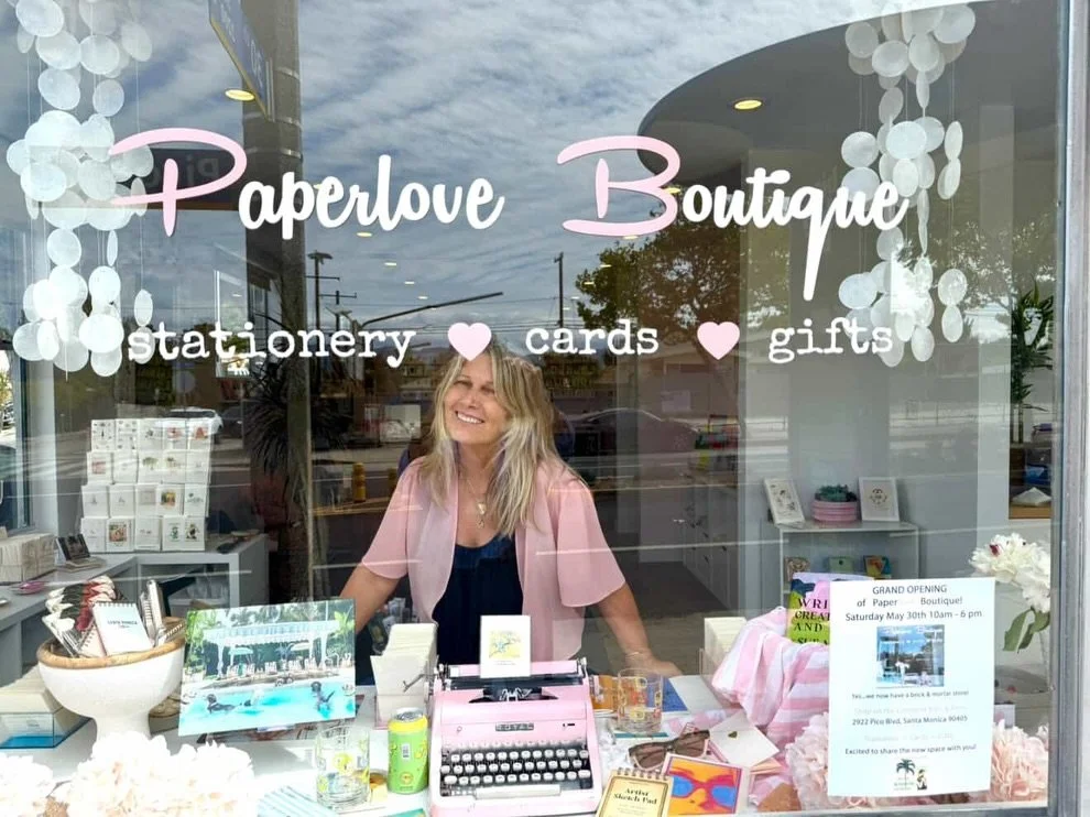 Please join us in welcoming PaperLove Boutique to Pico Boulevard! Opening tomorrow, Saturday May 30th, this heartfelt new shop is the creative vision of Susanna, a Kiwi living in Los Angeles whose love for photography, writing, creativity, and connec