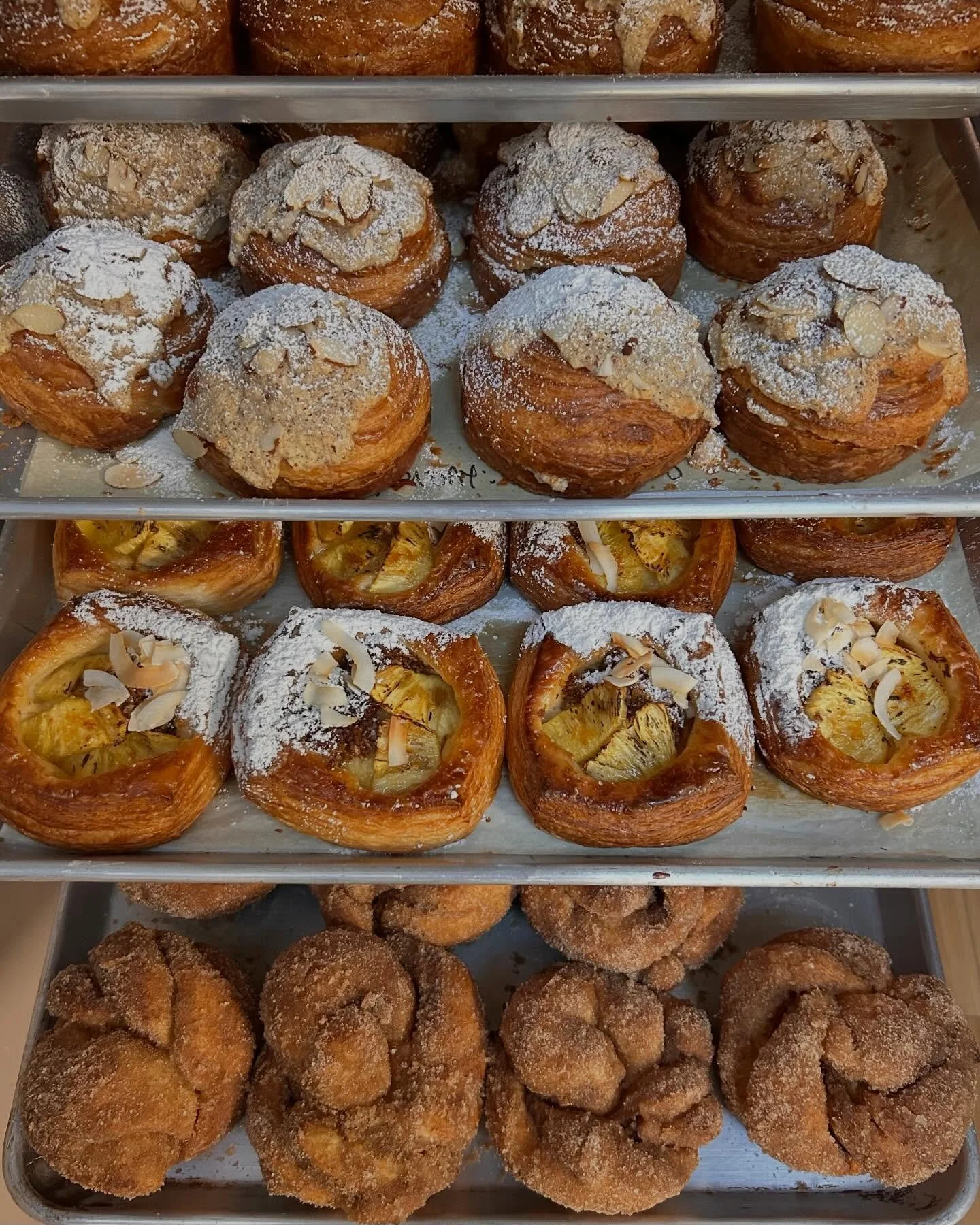 Along with our pastries and sourdough, we have an exciting selection of specialty and rotating menu items!

Try a bowl of our Orange Almond Granola. 🍊This weeks specials, Olive &amp; Herb Sourdough and Butternut Squash Soup.🥣Or enjoy our March Trop