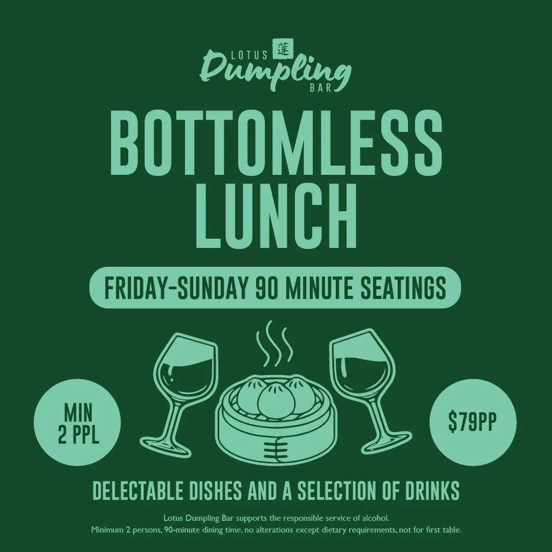 Bottomless Dumplings & Drinks $79pp