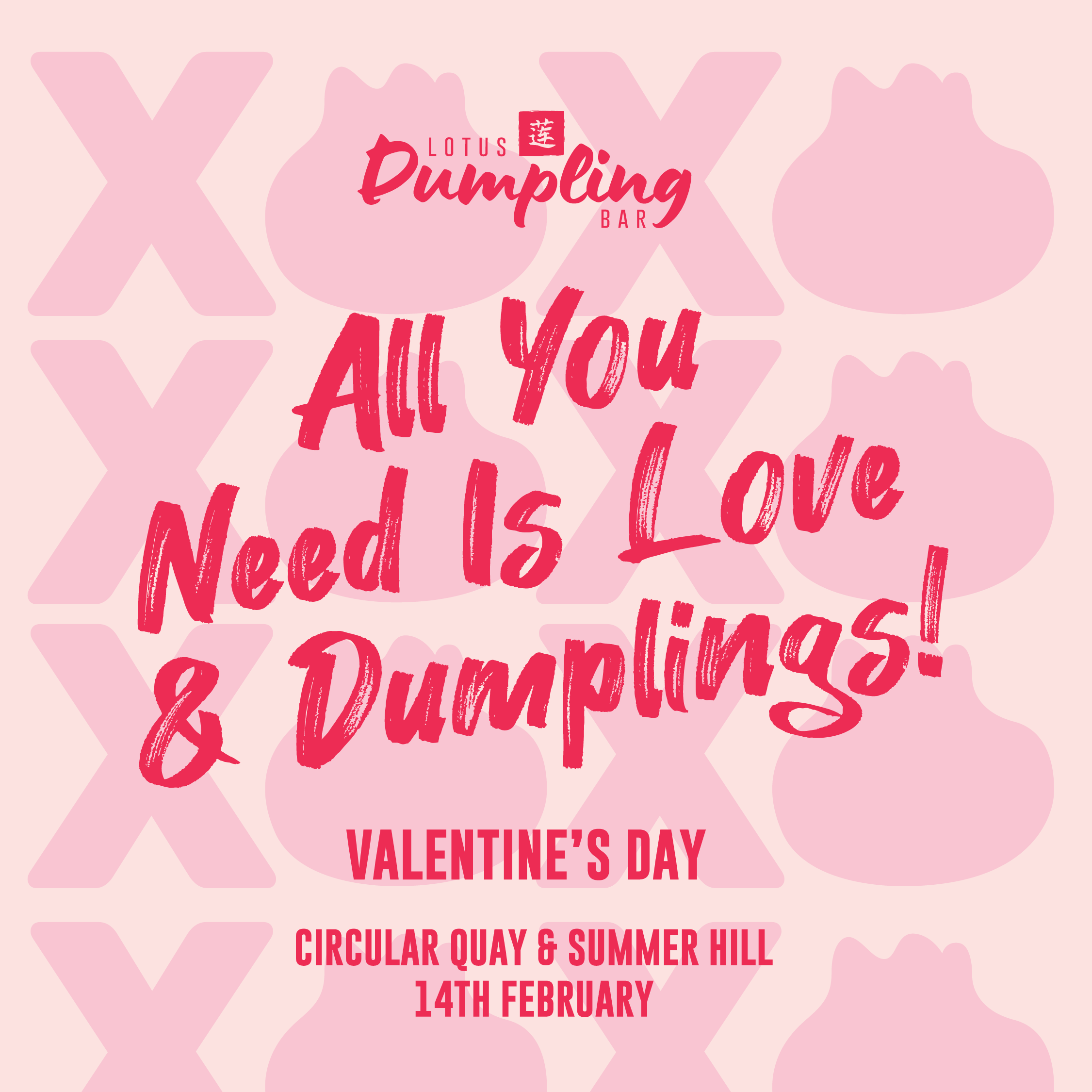 Valentine’s Day at Dumpling Bars