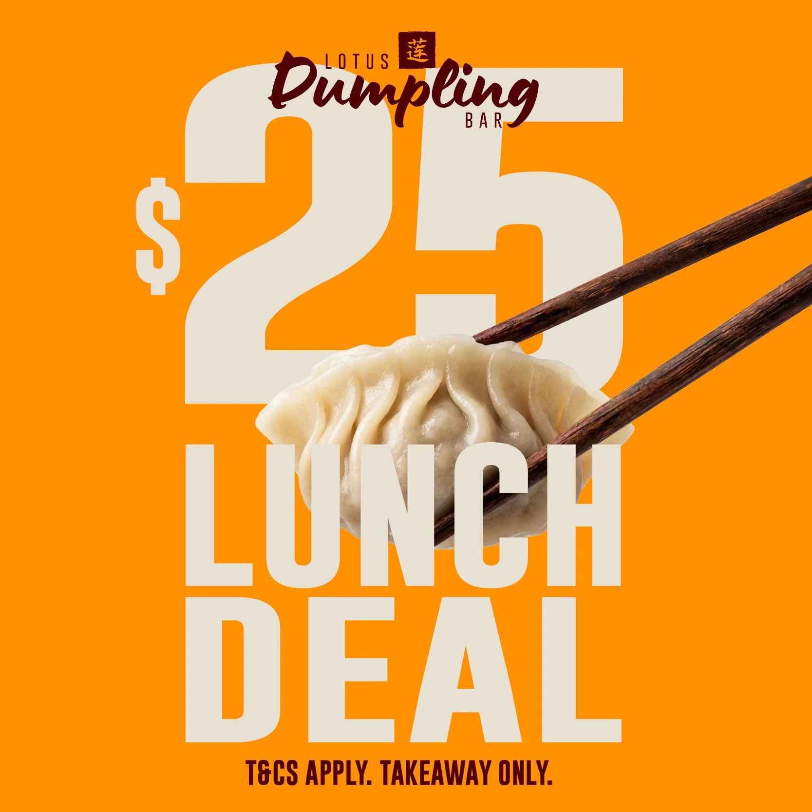 $25 Lunch Deal At Circular Quay Dumpling Bar  (Takeaway Only)