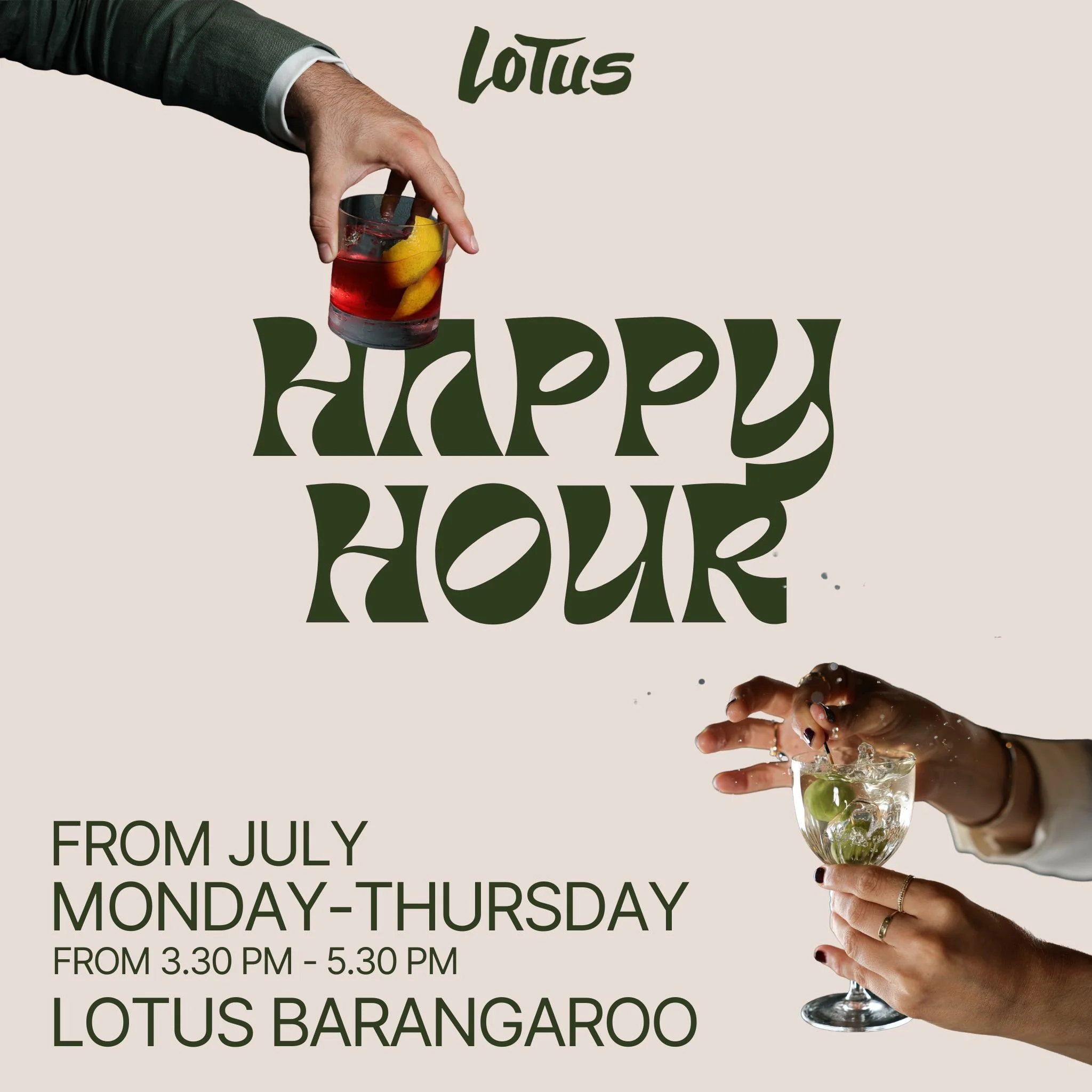 Happy Hour At Lotus Barangaroo