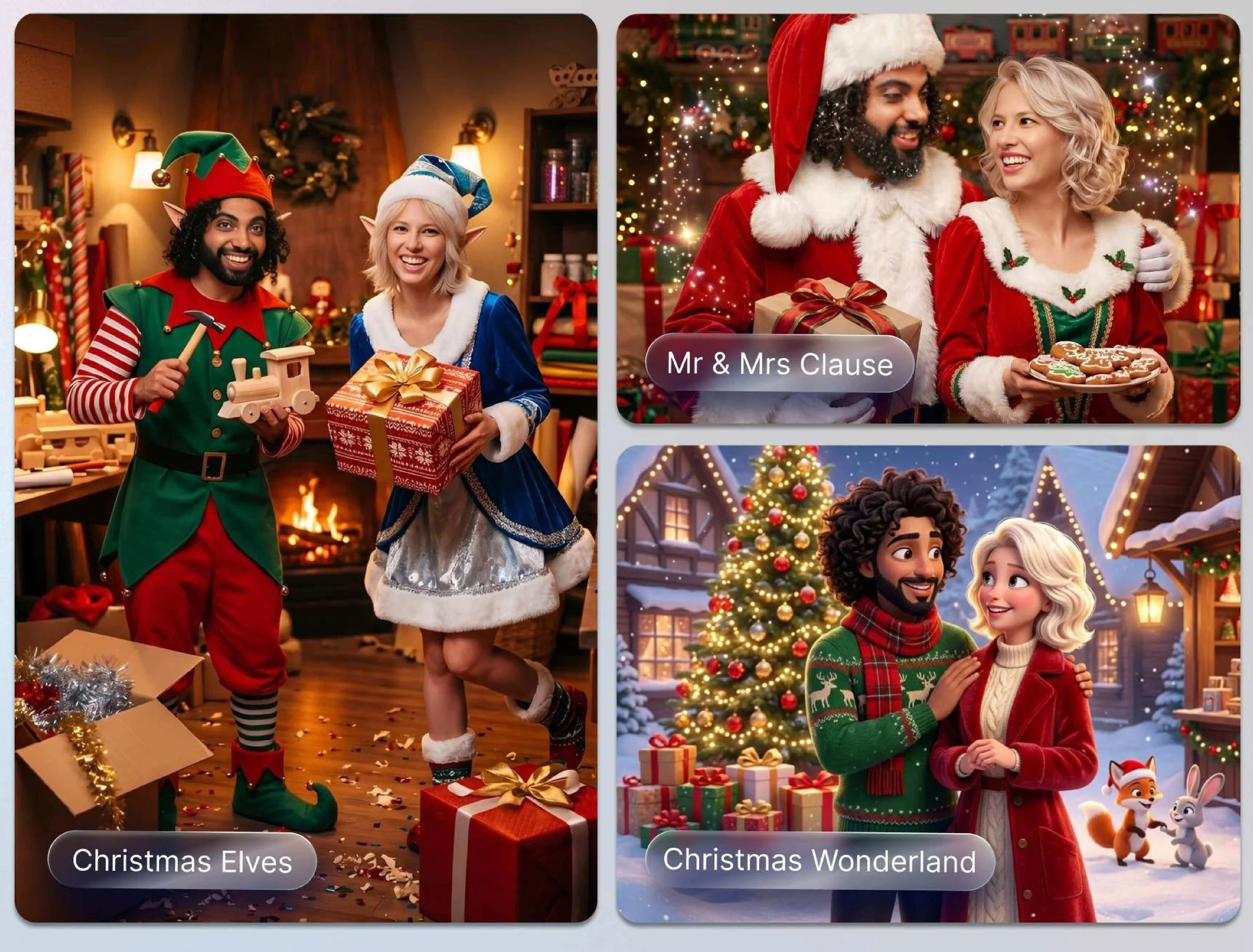 AI Christmas Photo Booth & Holiday Party Experience

Bring the magic of the holiday season to life with AI MultiVerse Christmas by Xpressbooth, where festive memories are transformed into extraordinary experiences. Our AI Christmas Photo Booth in Cal