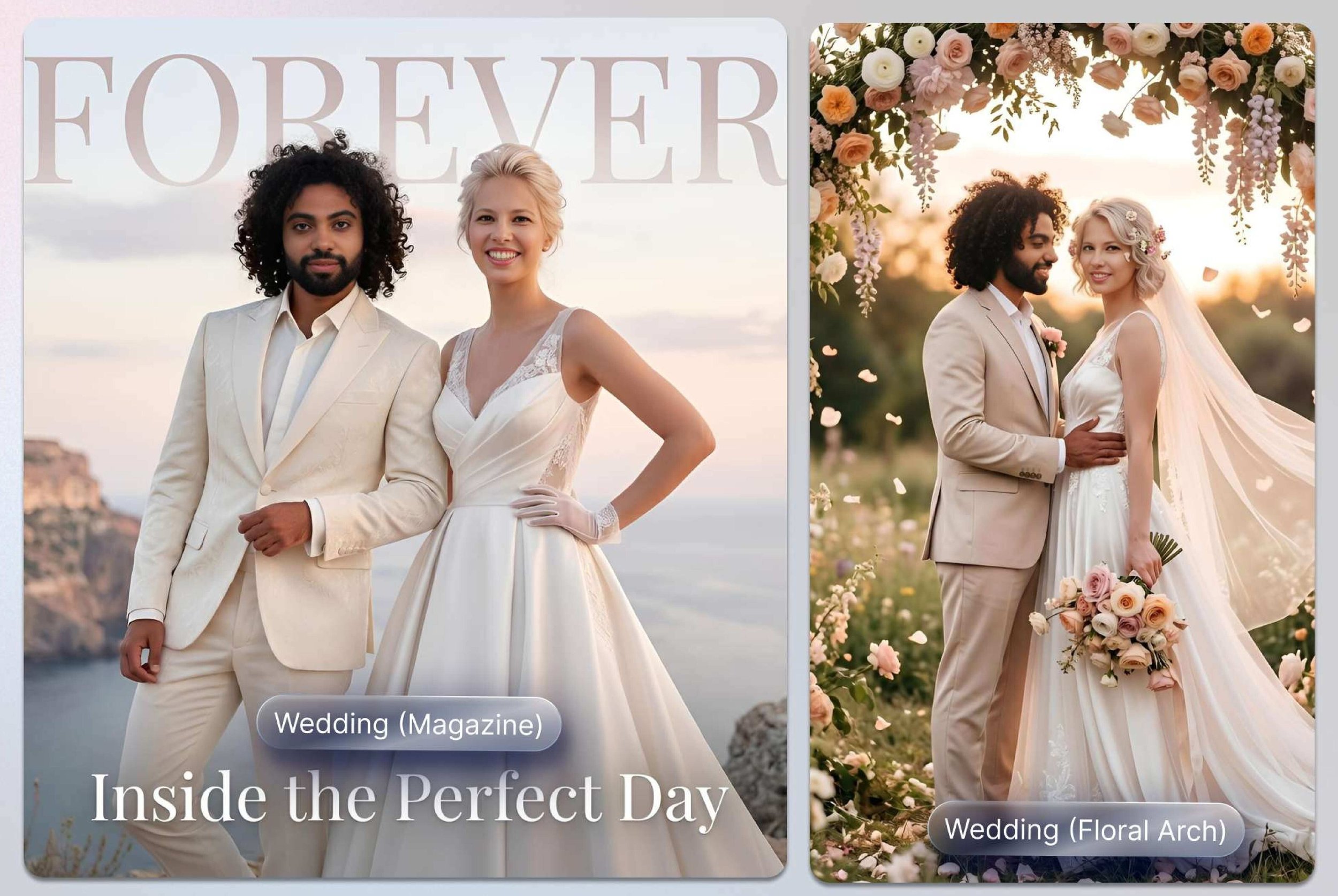 AI Wedding Photo Booth

Make your wedding unforgettable with AI MultiVerse Weddings by Xpressbooth, where timeless memories meet the power of artificial intelligence. Our AI Wedding Photo Booth transforms a single photo into breathtaking, personalize